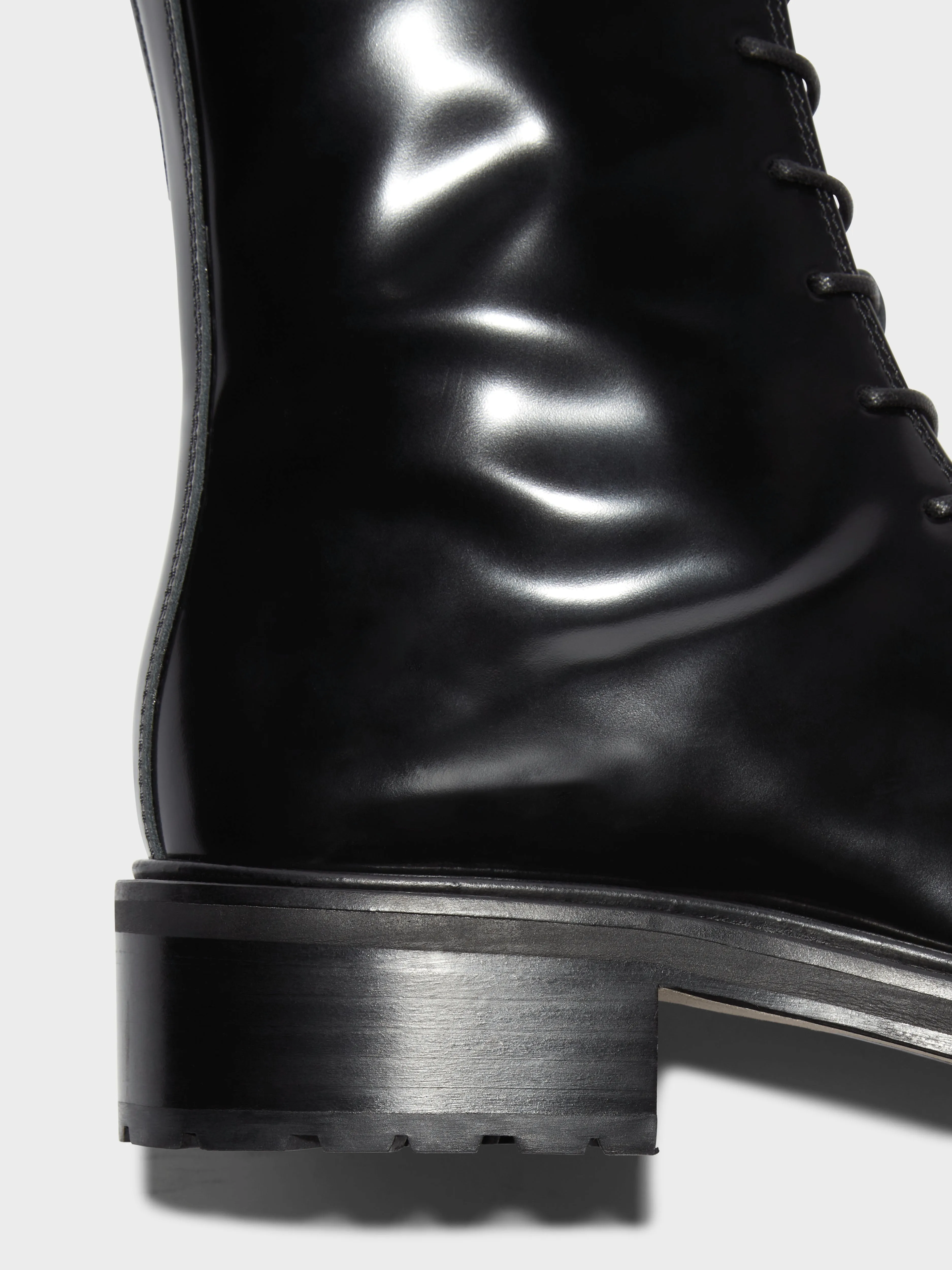 Isa Leather Lace-Up Ankle Boots sold by Aeyde product image thumbnail 4