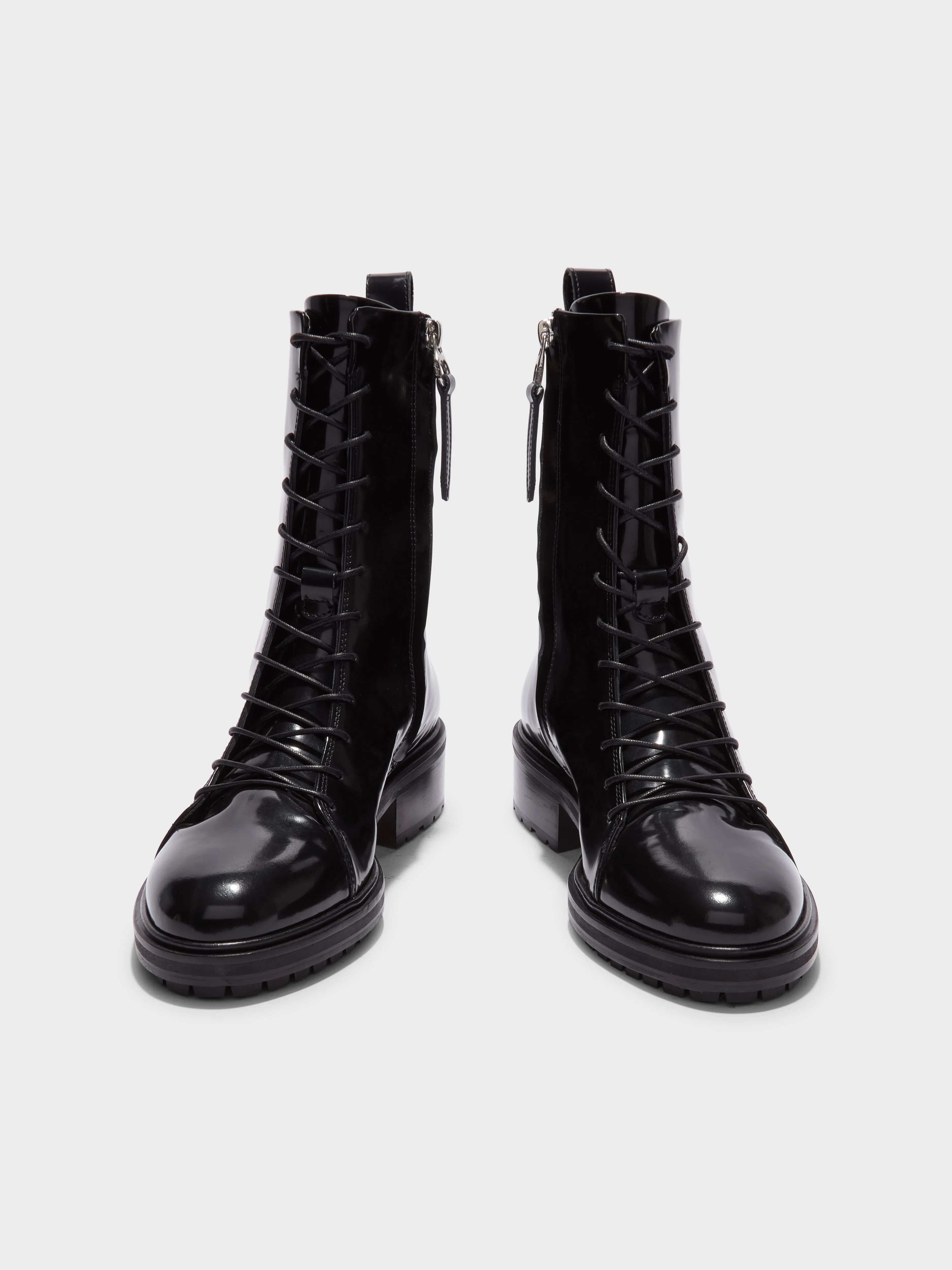 Isa Leather Lace-Up Ankle Boots sold by Aeyde product image thumbnail 5