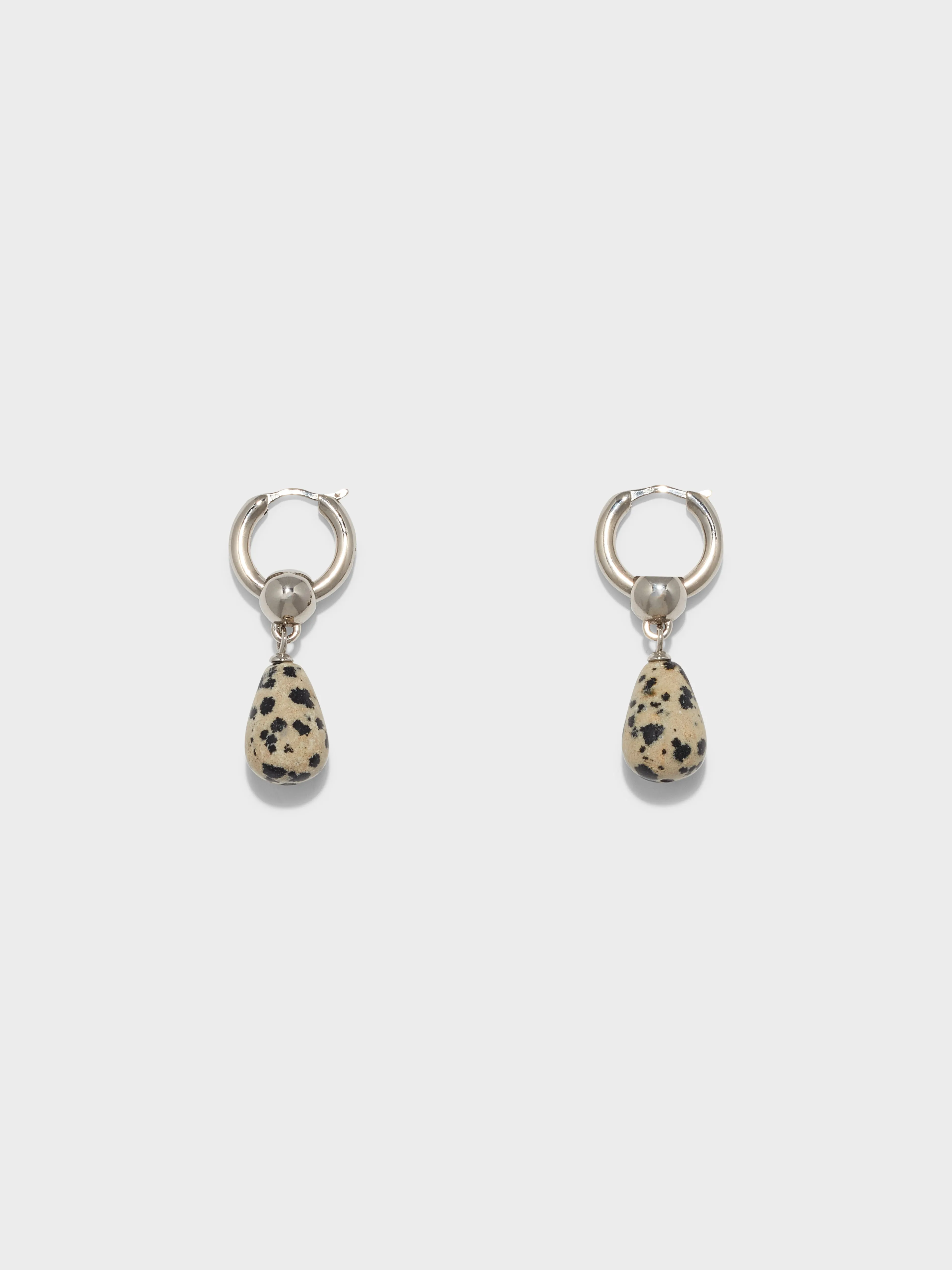Elvin Diaspro Dalmata and Palladium-Plated Earrings sold by Aeyde product image thumbnail 2
