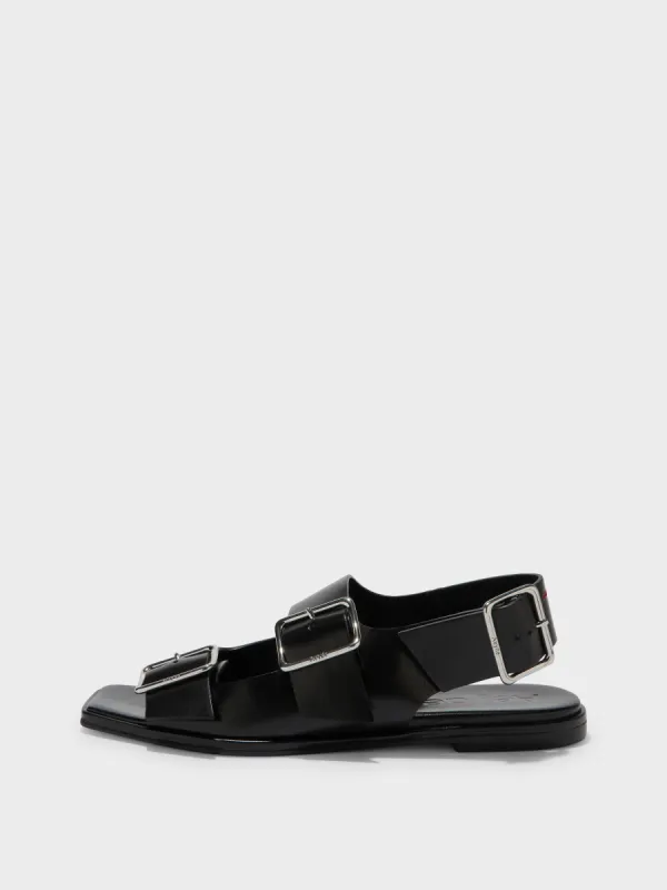 Thekla Leather Slingback Sandals sold by Aeyde