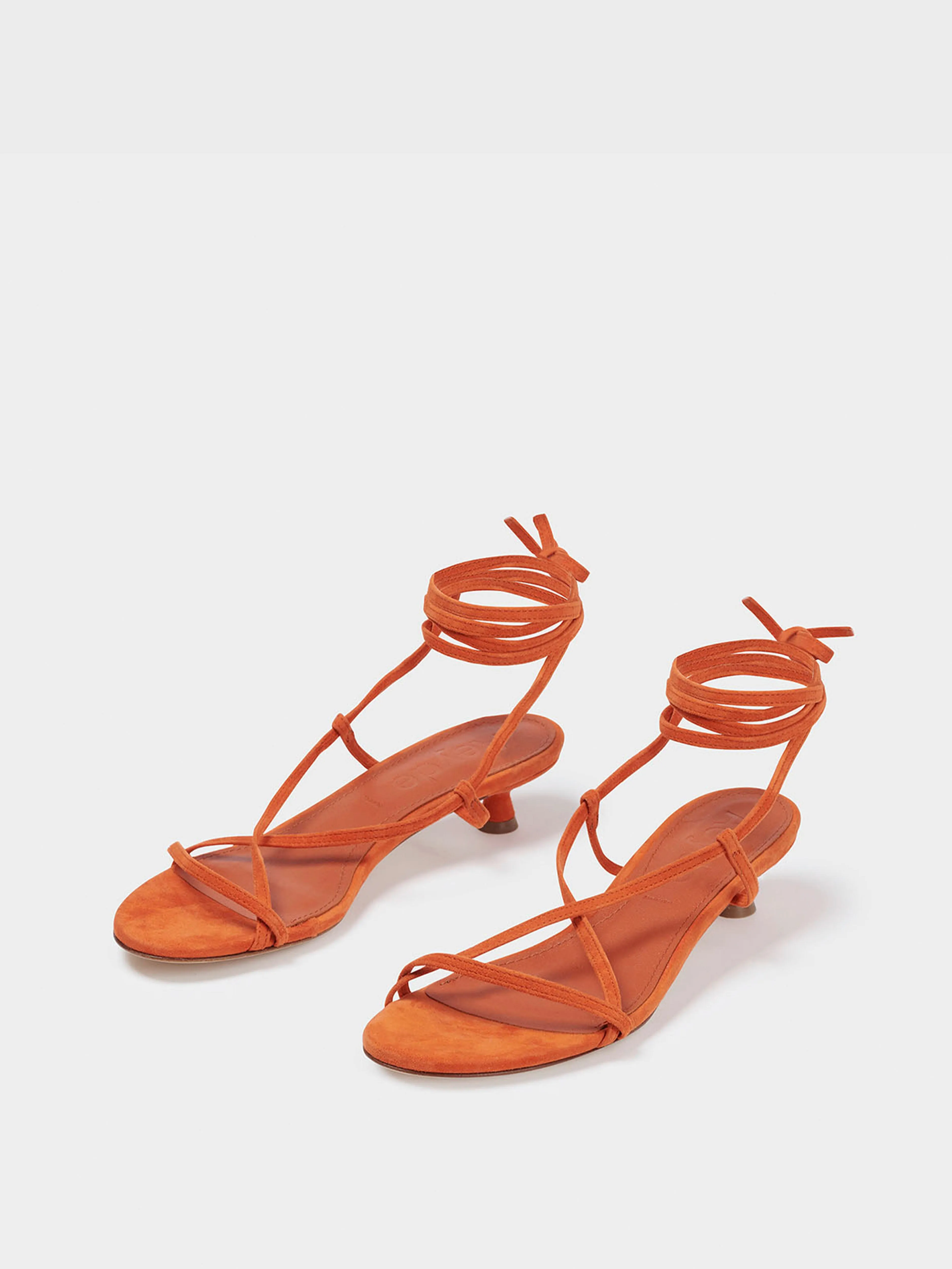 Paige Suede Kitten-Heel Sandals sold by Aeyde product image thumbnail 2