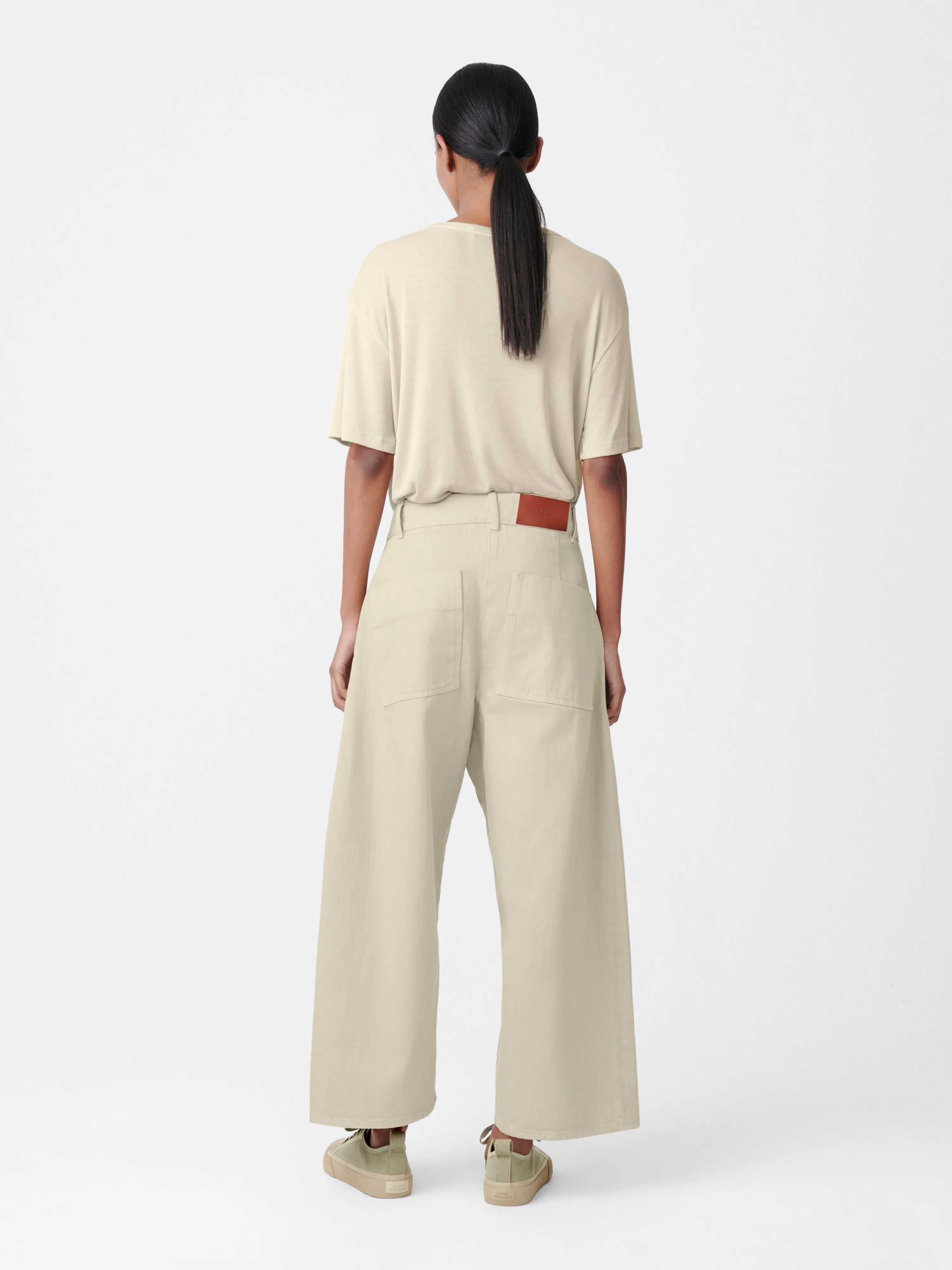 Chalco Denim Pant in Dove sold by Studio Nicholson product image thumbnail 3