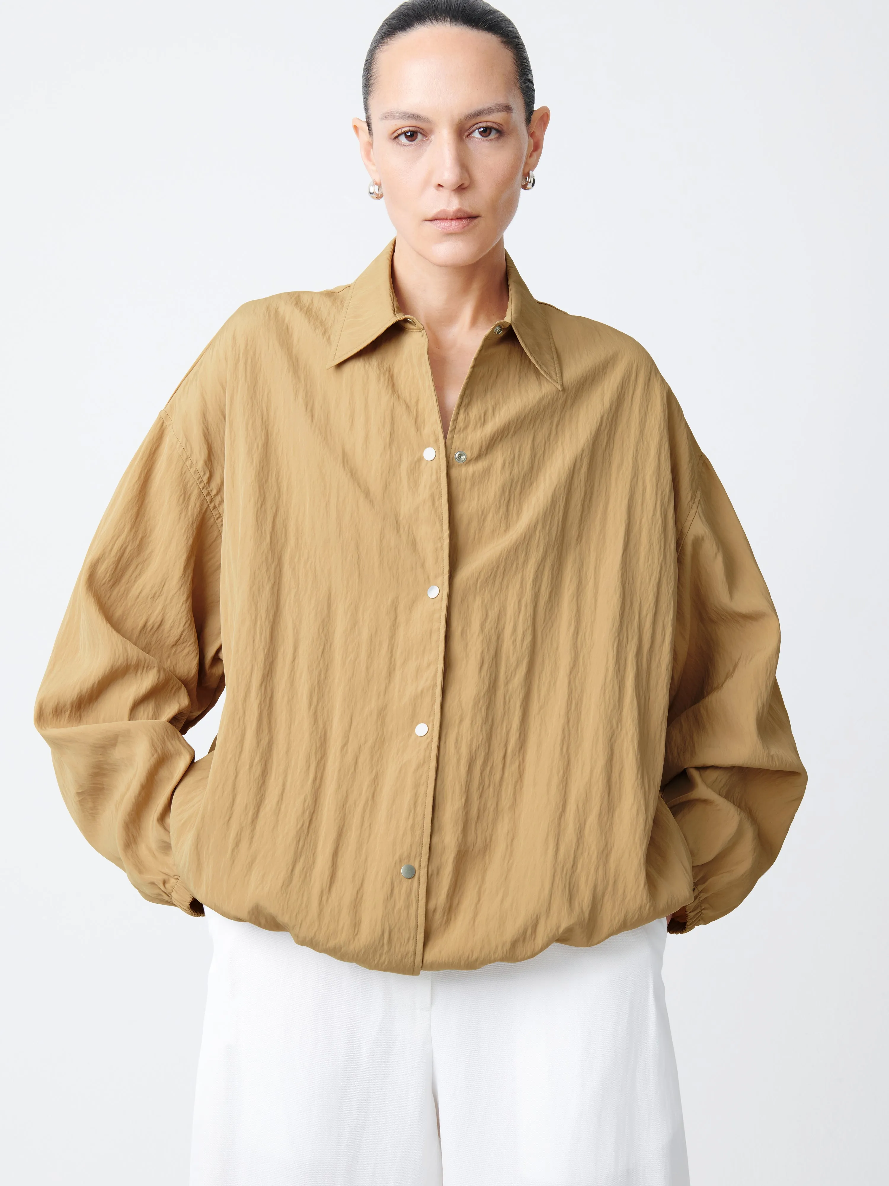 Sprung Jacket in Sand sold by Studio Nicholson