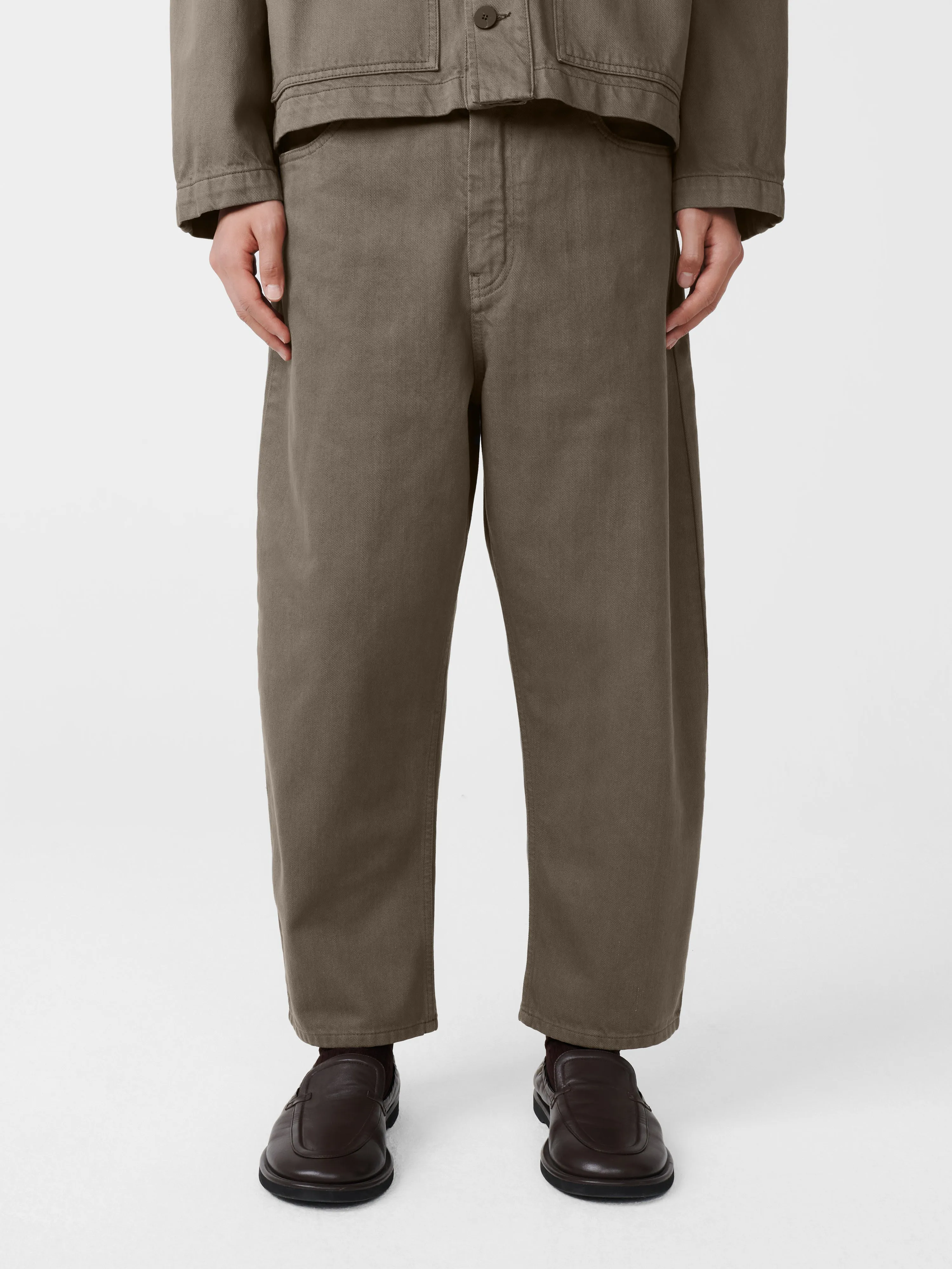 Land Denim Pant in Fossil sold by Studio Nicholson product image thumbnail 4