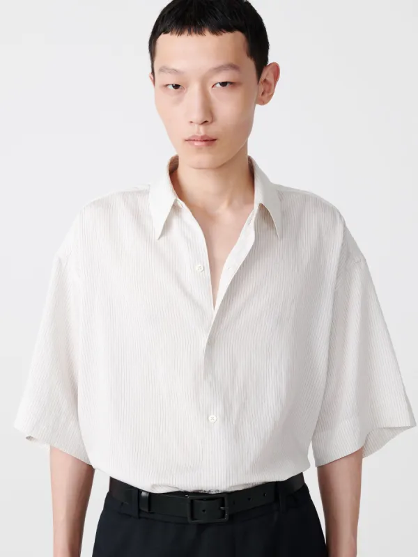 Sorono Shirt in Black White sold by Studio Nicholson