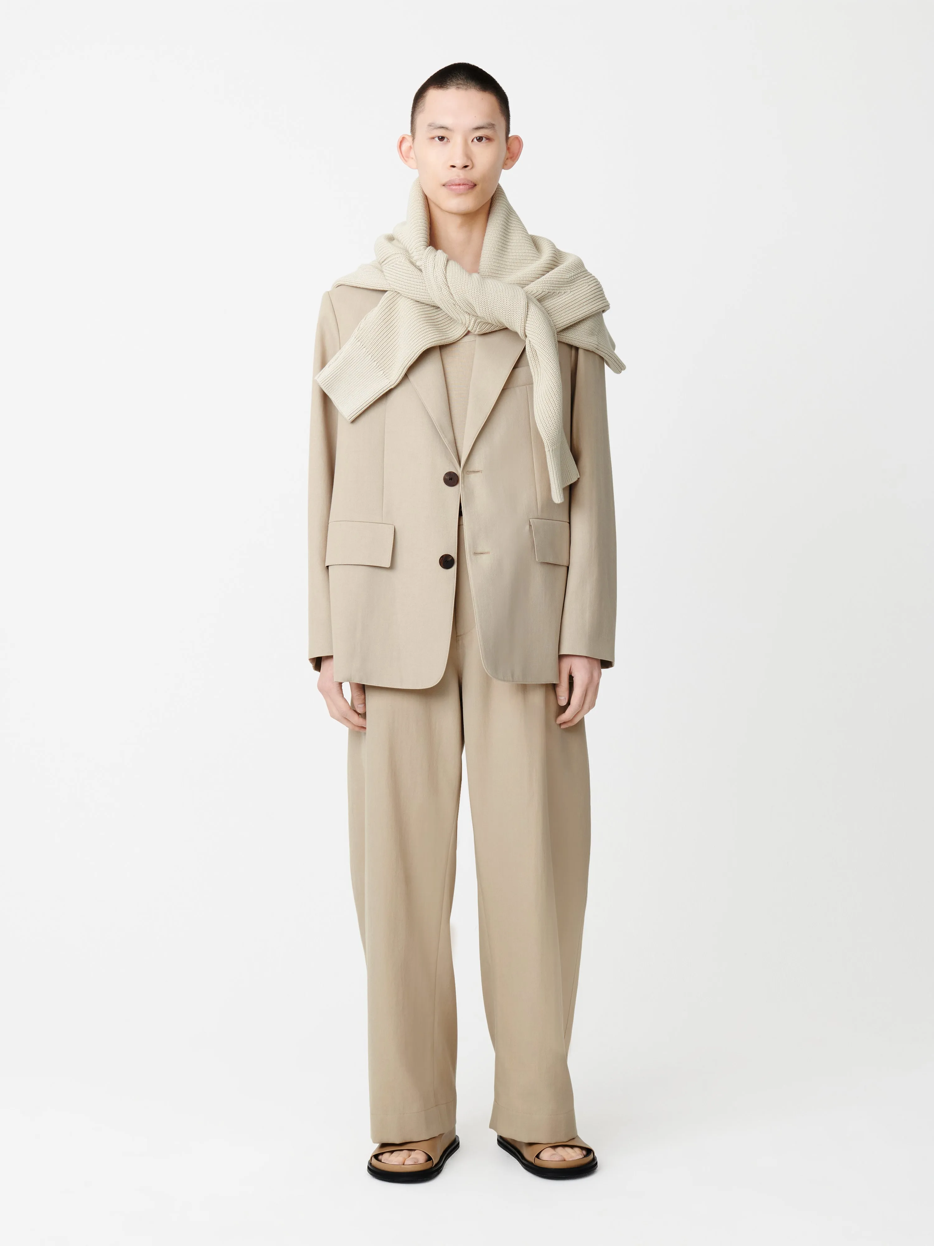 Mizumi Jacket in Plaster sold by Studio Nicholson product image thumbnail 3