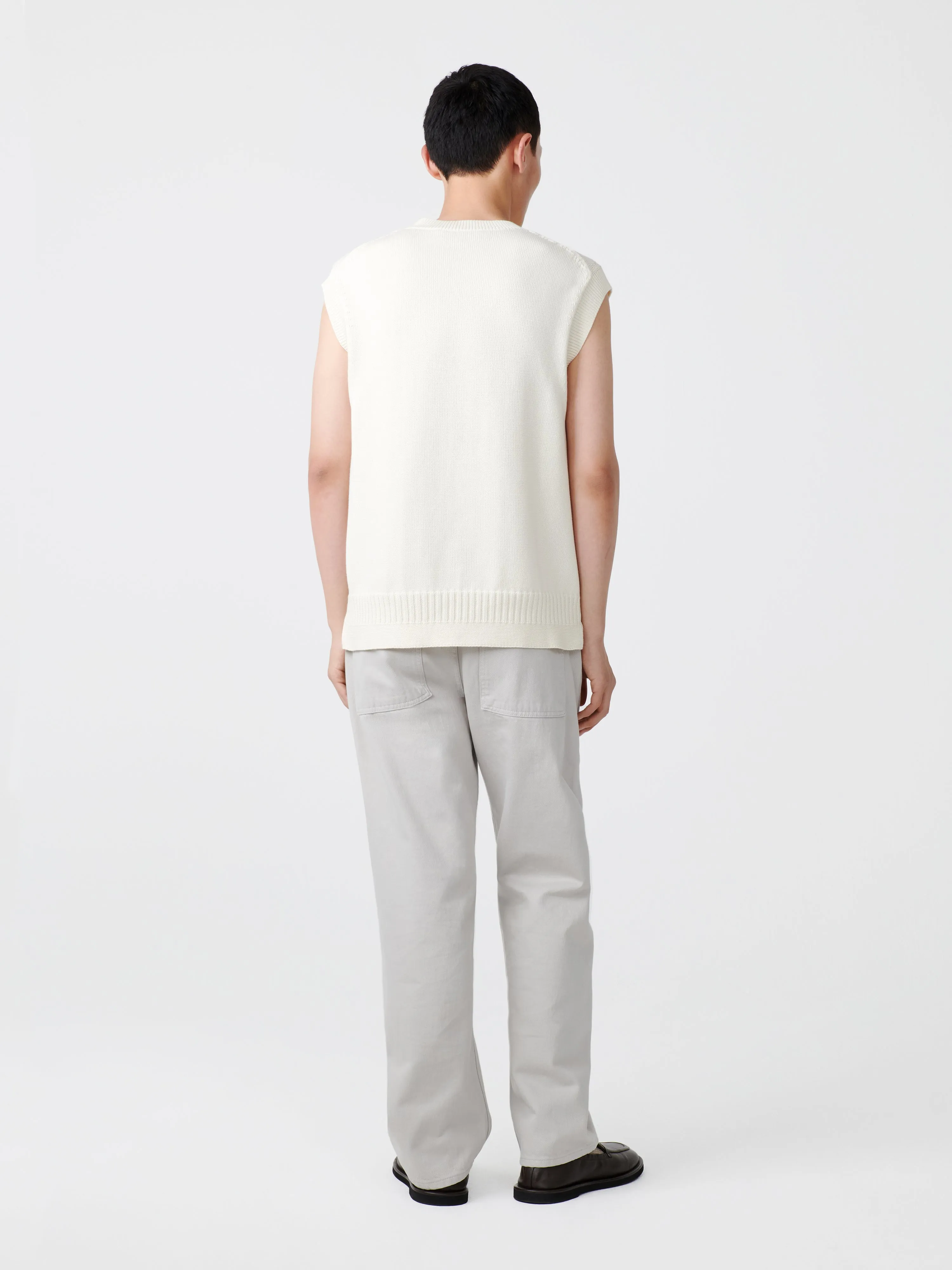 Hashi Knit in Parchment sold by Studio Nicholson product image thumbnail 4