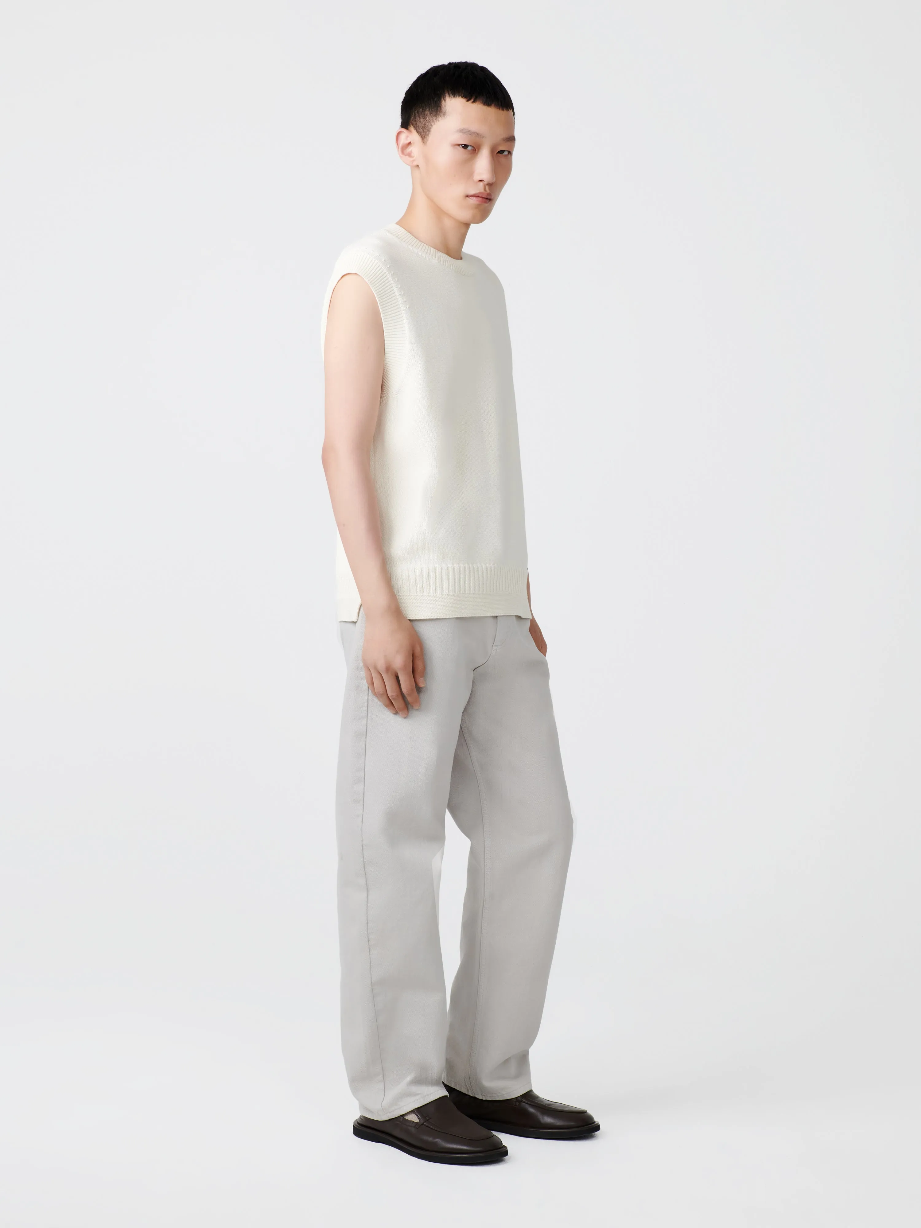 Hashi Knit in Parchment sold by Studio Nicholson