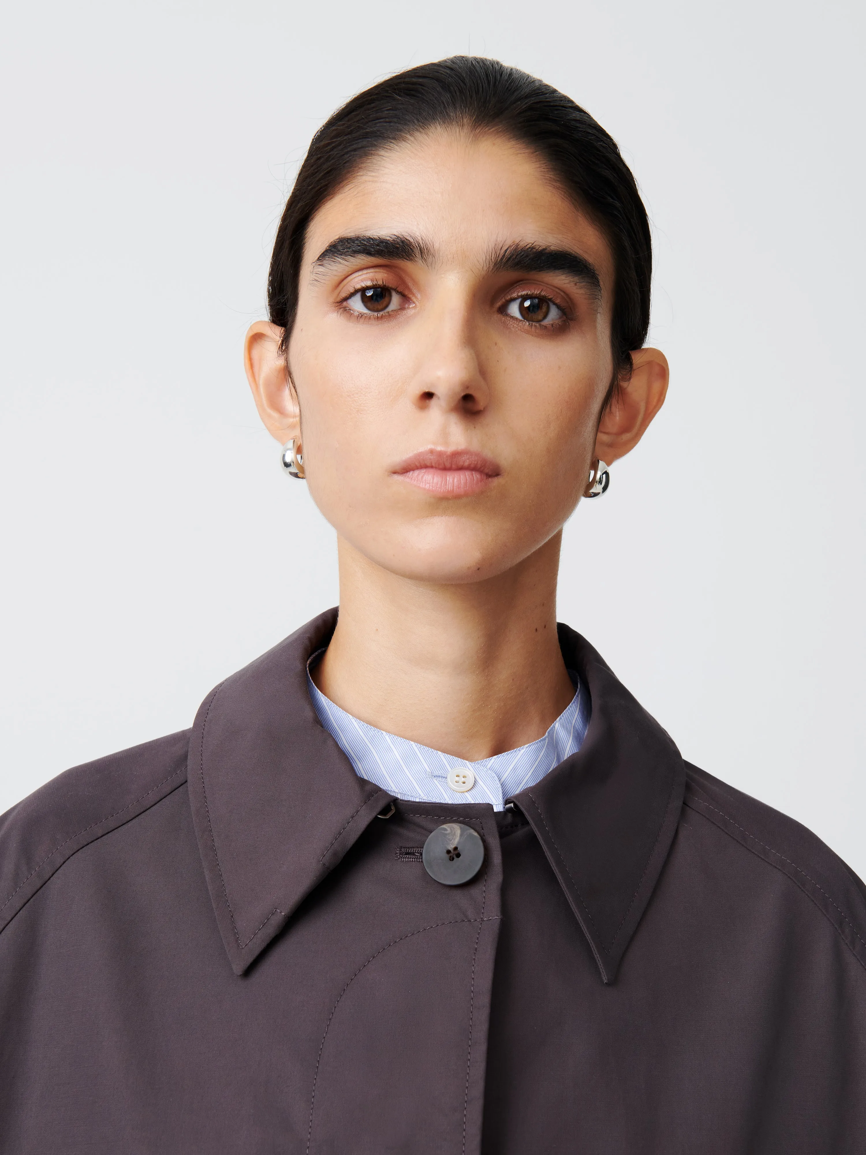 Holin Coat in Cocoa sold by Studio Nicholson product image thumbnail 4