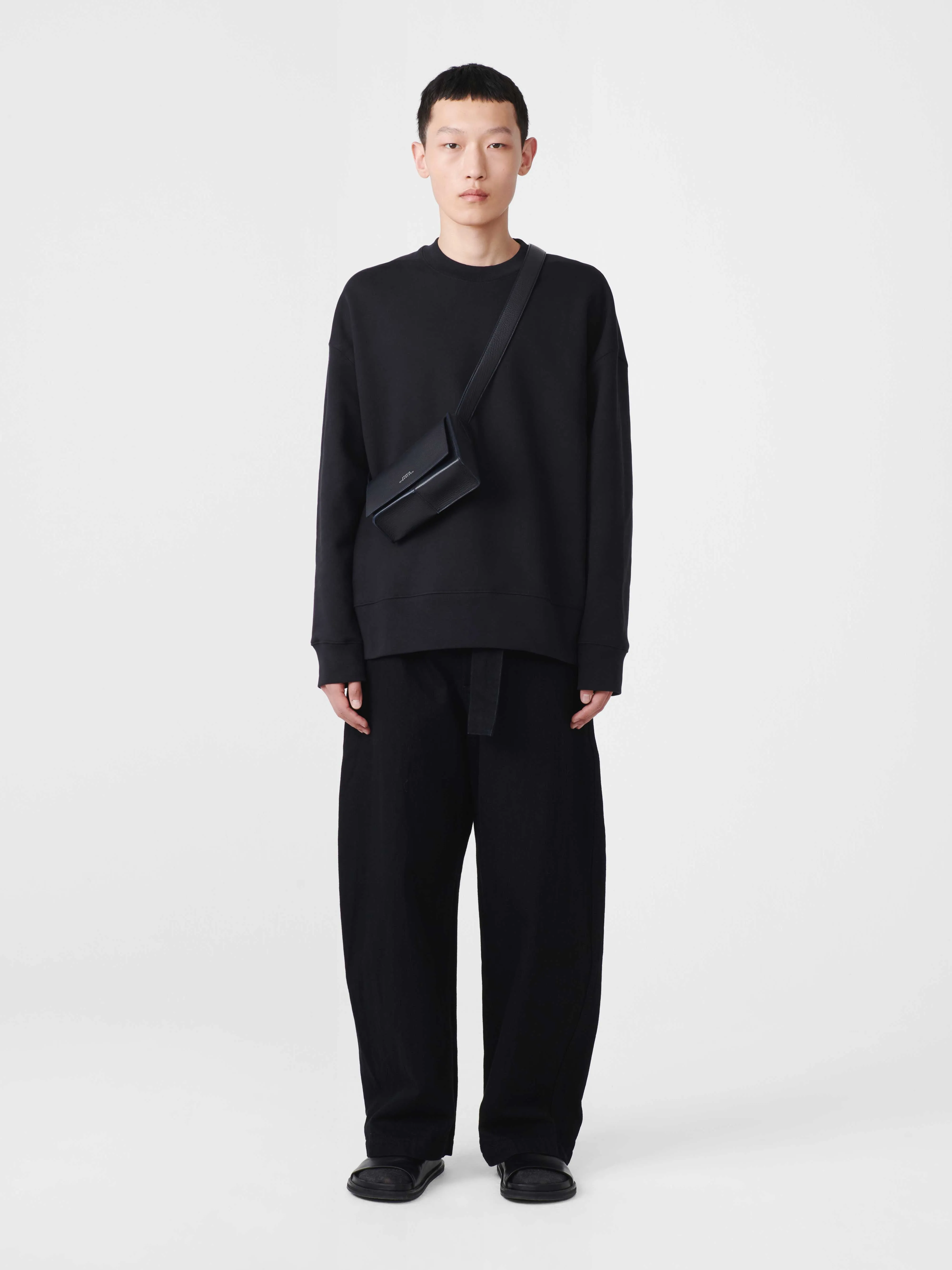 Trowse Jersey in Darkest Navy sold by Studio Nicholson product image thumbnail 2