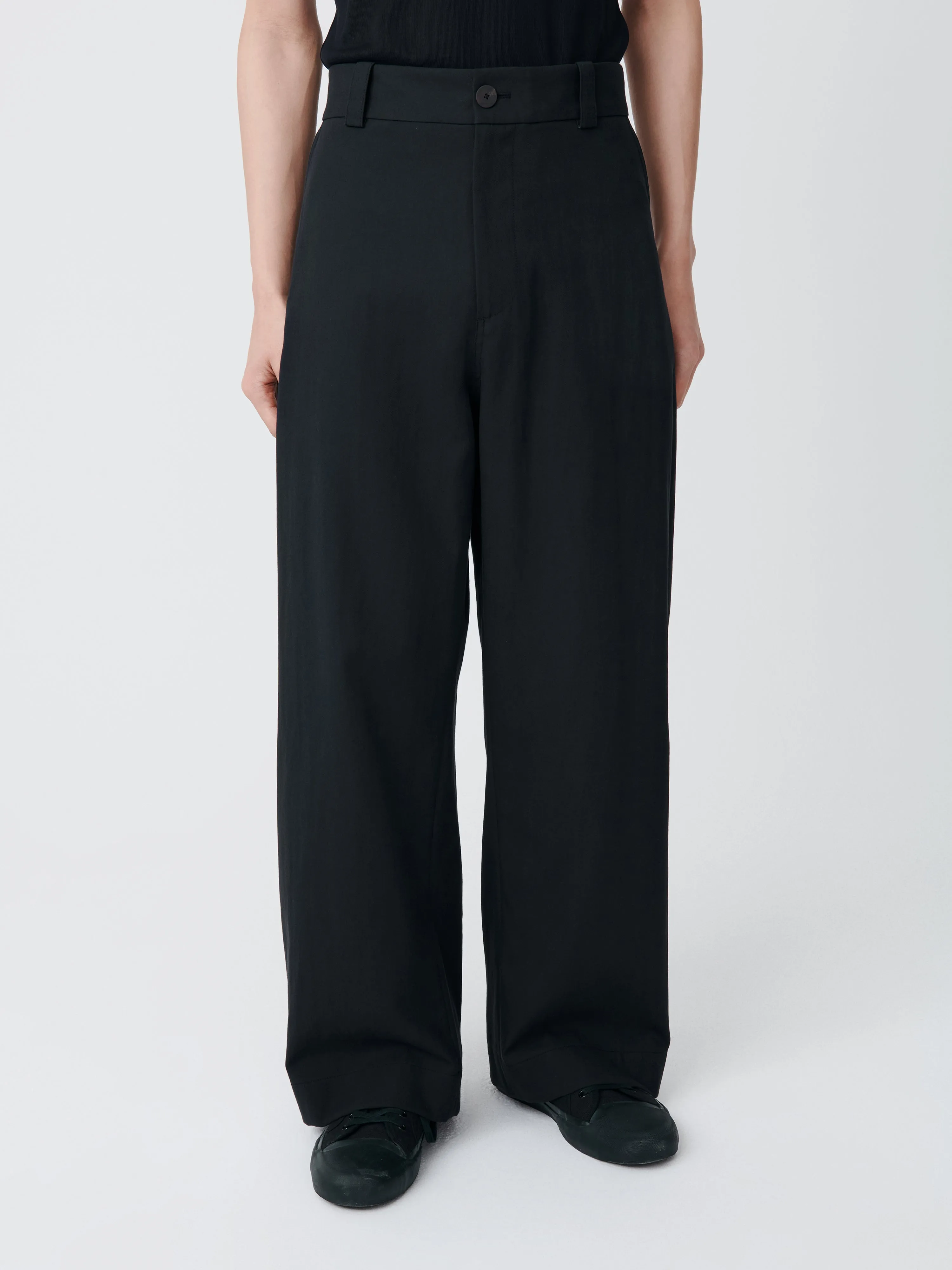 Levy Pant in Asphalt sold by Studio Nicholson product image thumbnail 4