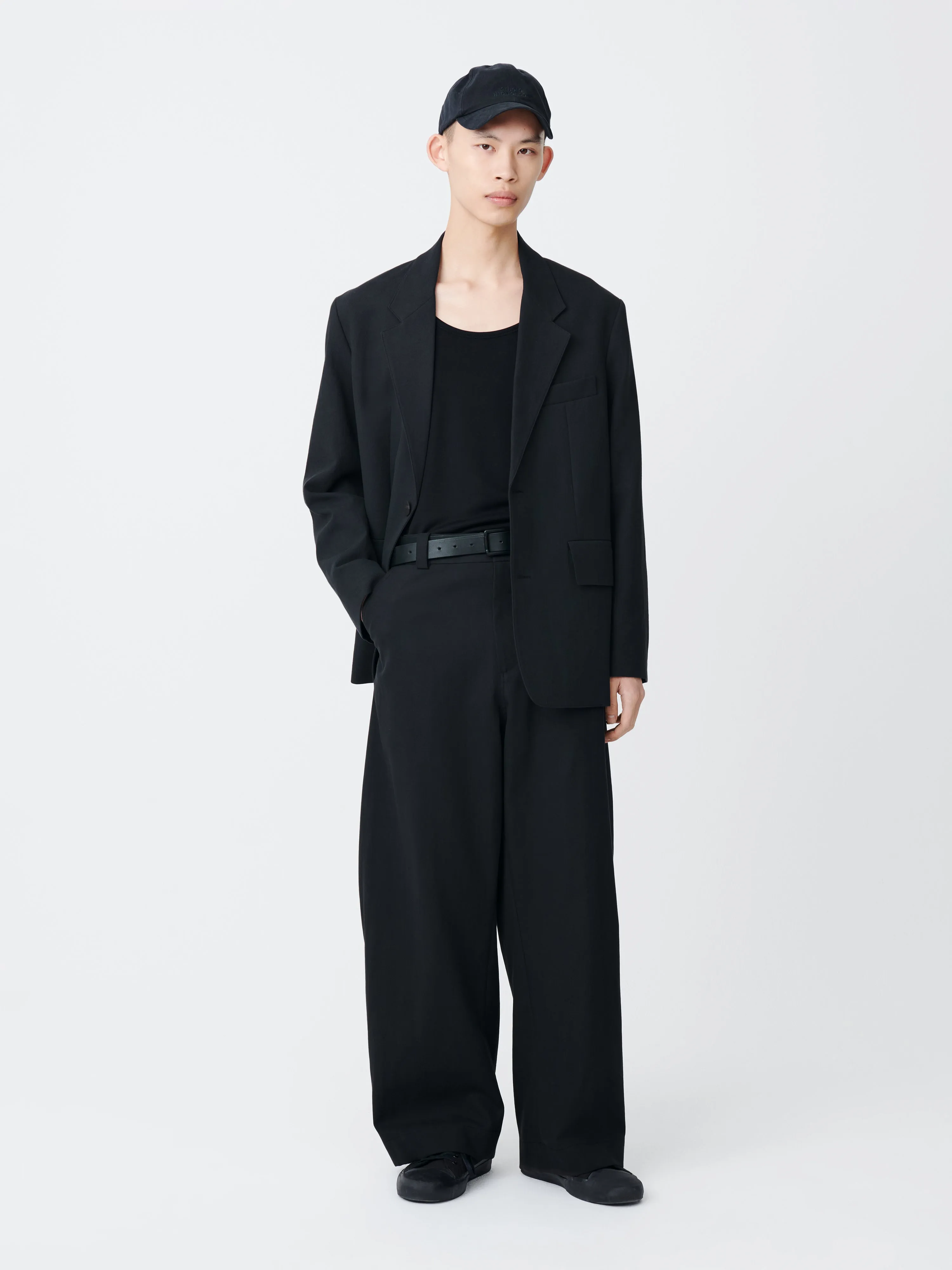 Levy Pant in Asphalt sold by Studio Nicholson product image thumbnail 2