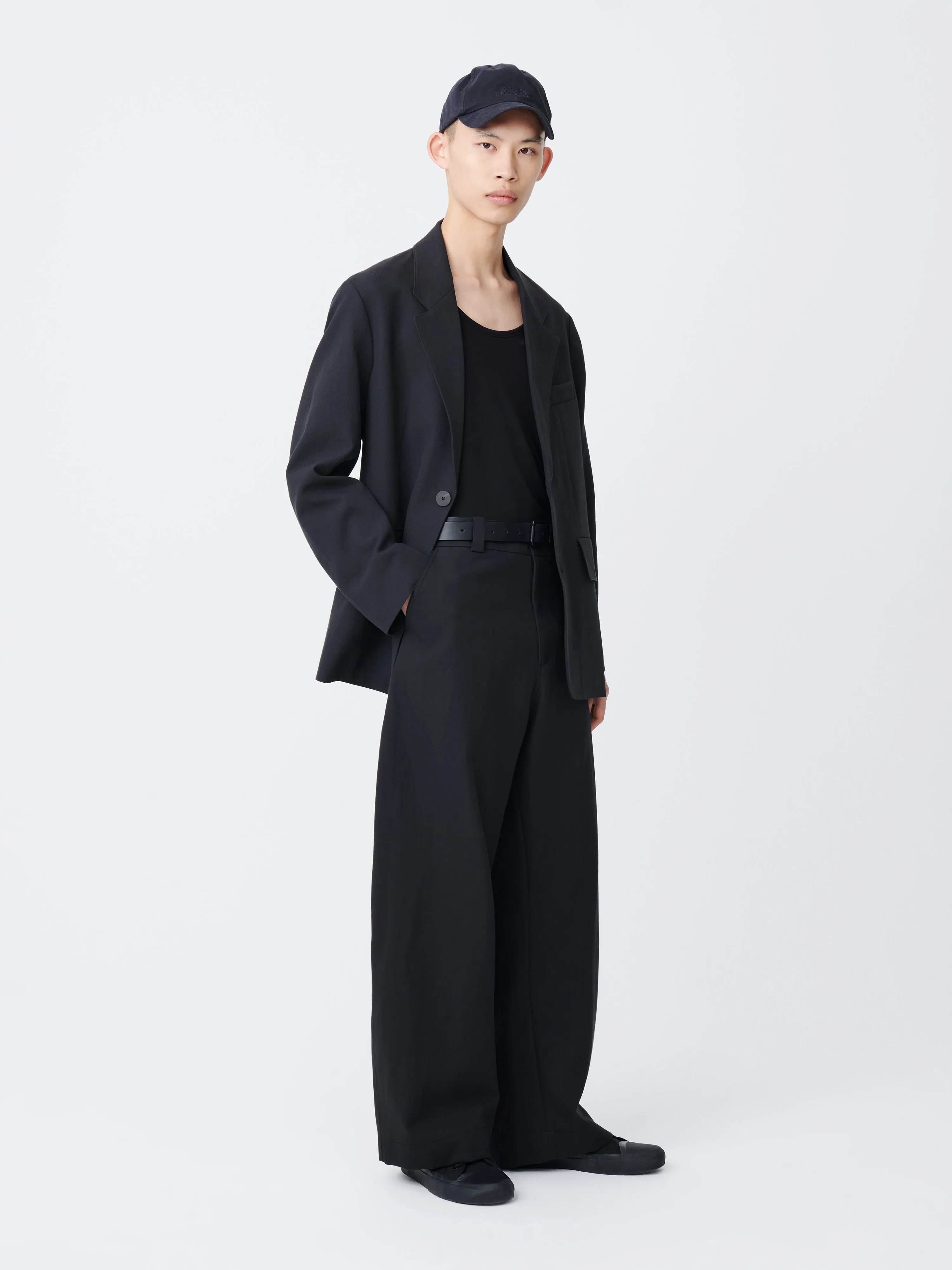 Levy Pant in Asphalt sold by Studio Nicholson product image thumbnail 3
