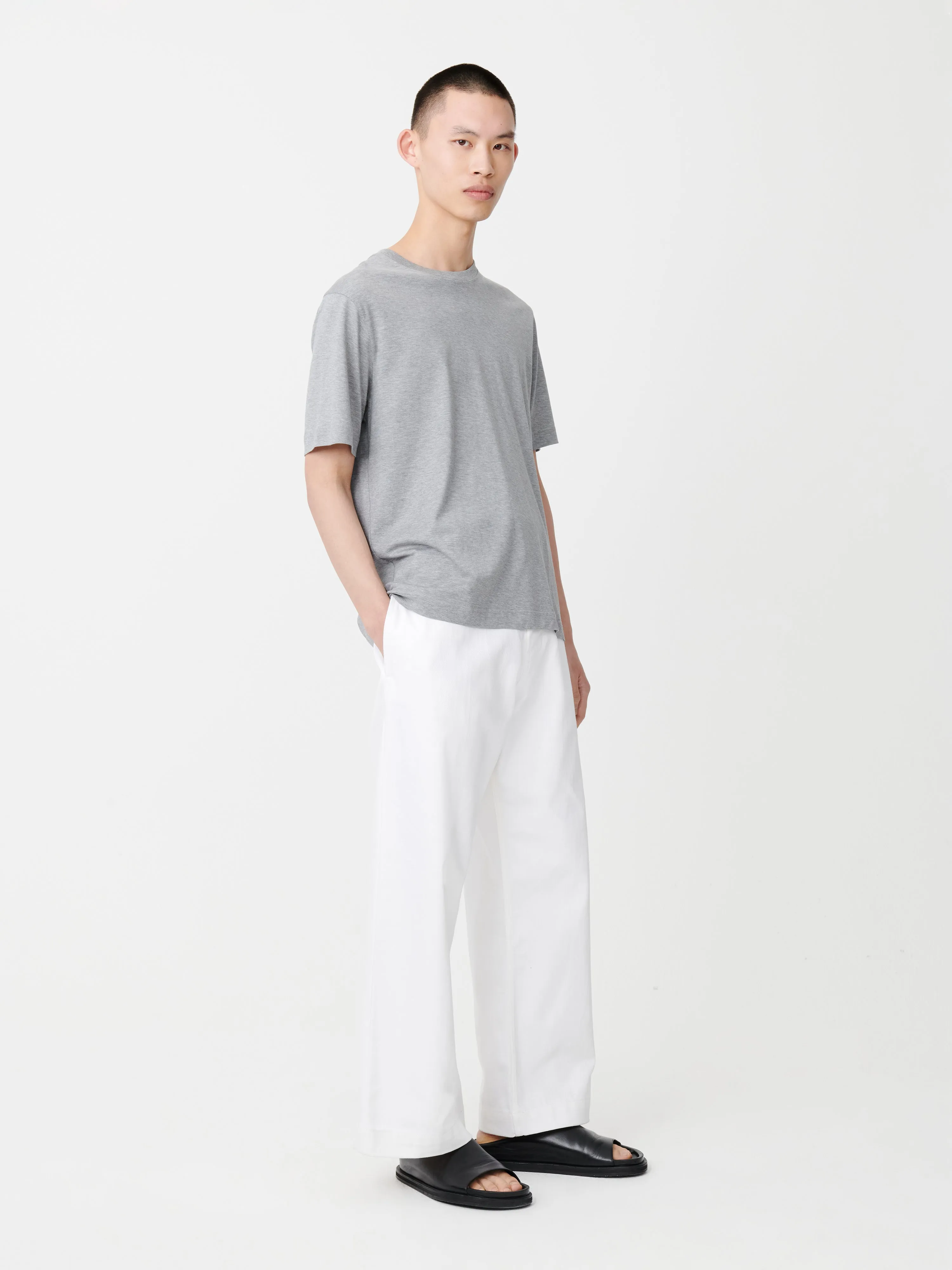 Bric T-Shirt in Grey Marl sold by Studio Nicholson product image thumbnail 2