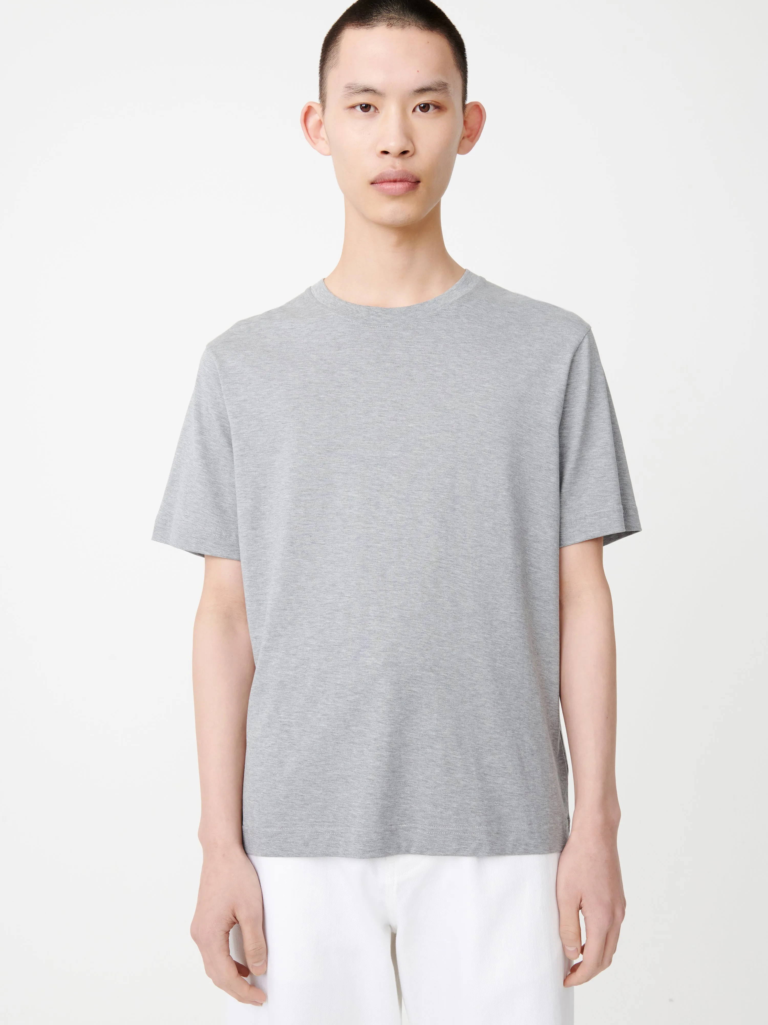 Bric T-Shirt in Grey Marl sold by Studio Nicholson product image thumbnail 4