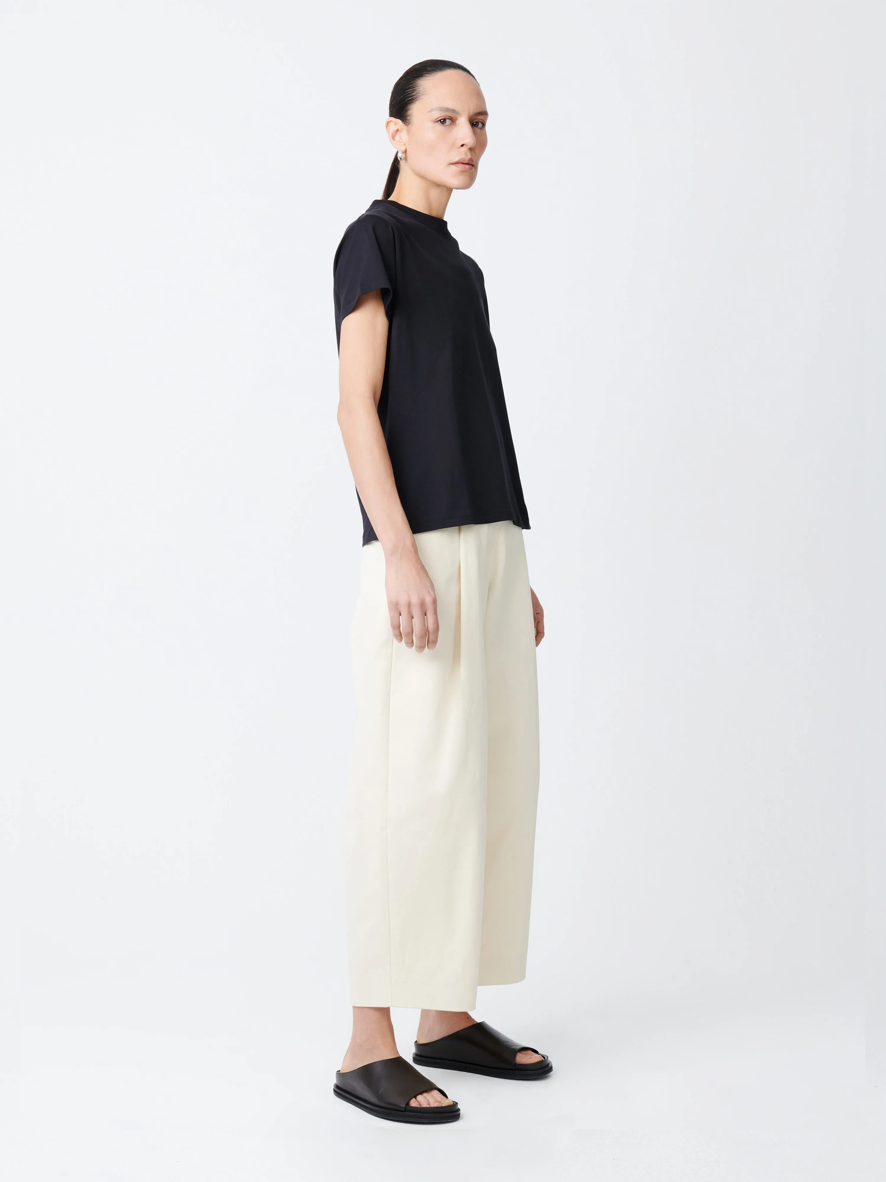 Marine T-Shirt in Black sold by Studio Nicholson product image thumbnail 3