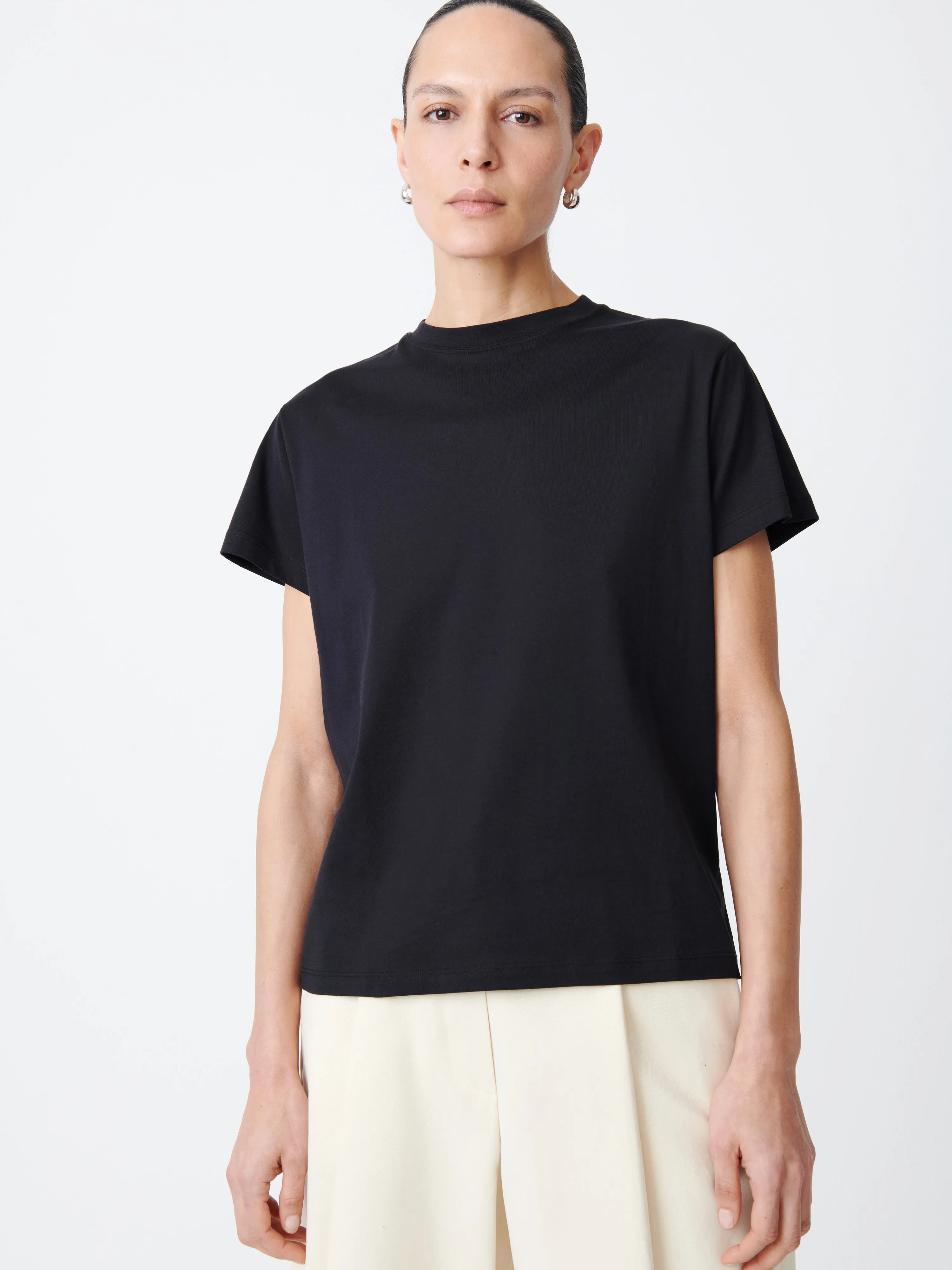 Marine T-Shirt in Black sold by Studio Nicholson
