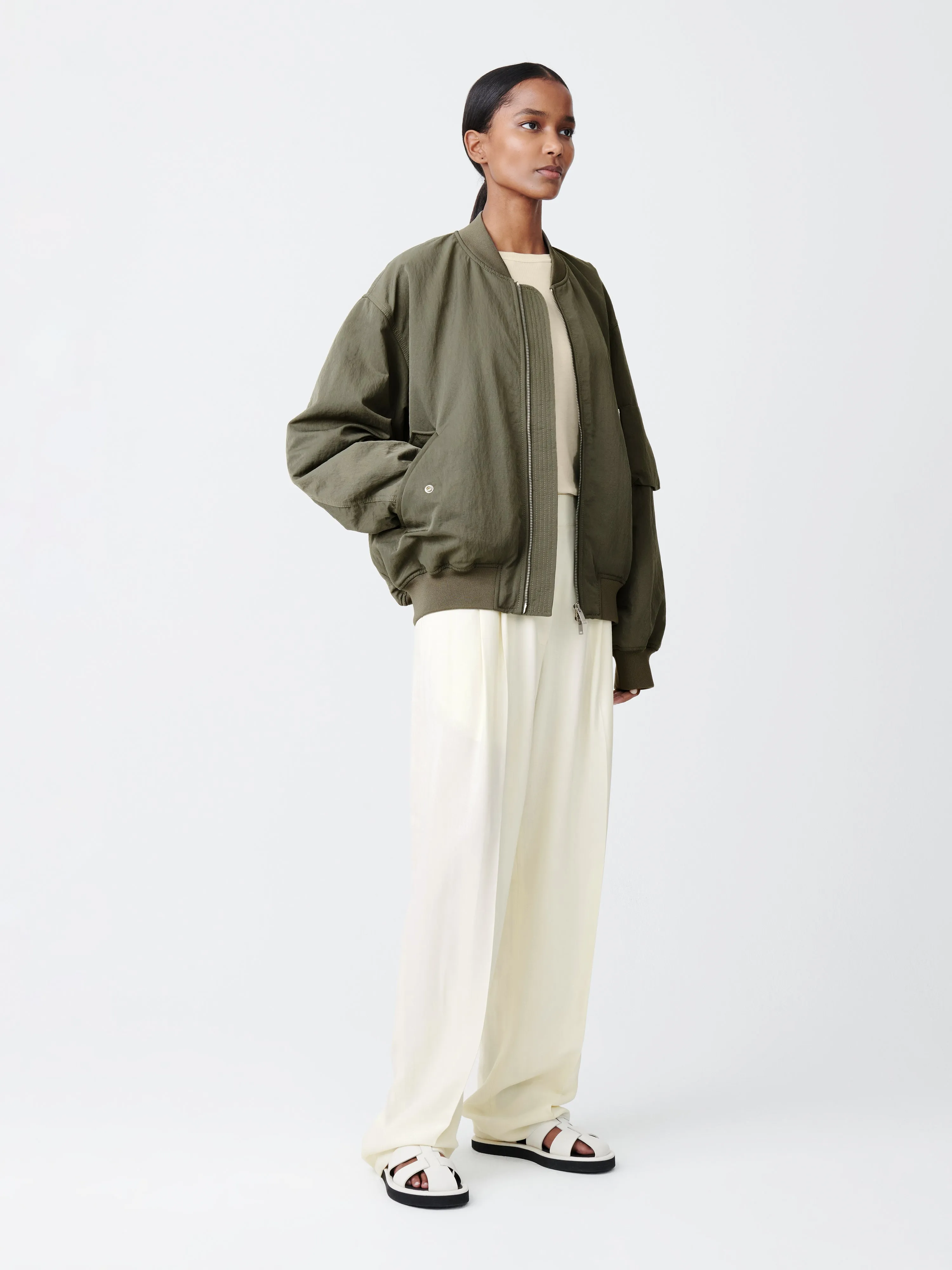 Sperro Wool Pant in Parchment sold by Studio Nicholson product image thumbnail 2