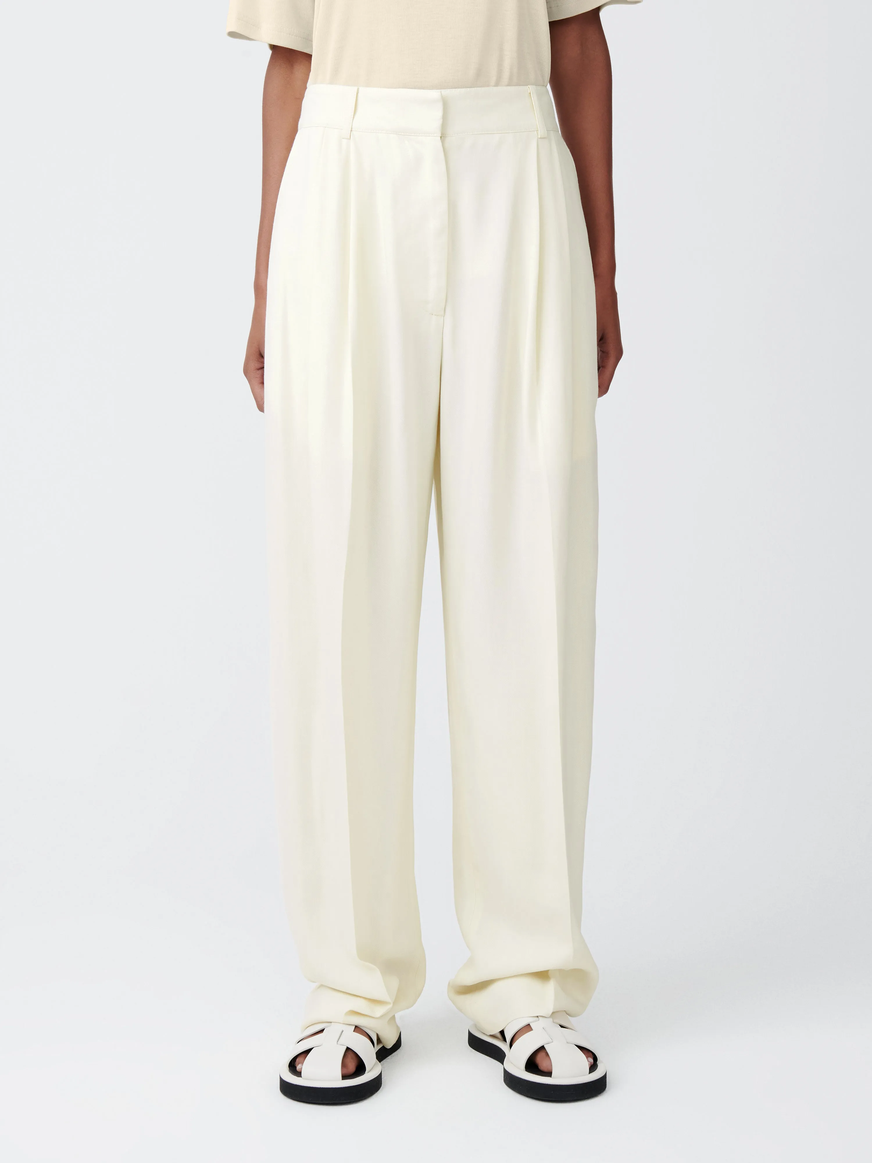 Sperro Wool Pant in Parchment sold by Studio Nicholson product image thumbnail 4
