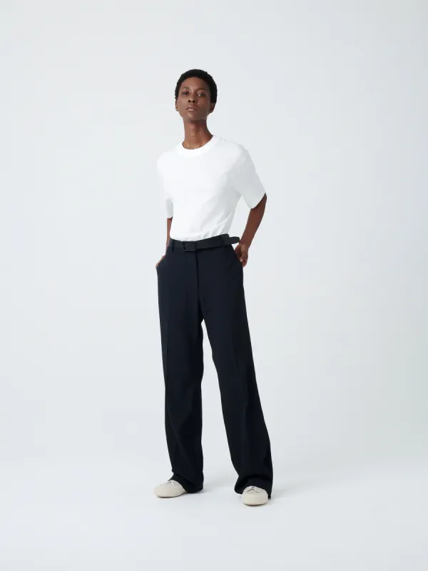 Rie Pant in Darkest Navy sold by Studio Nicholson