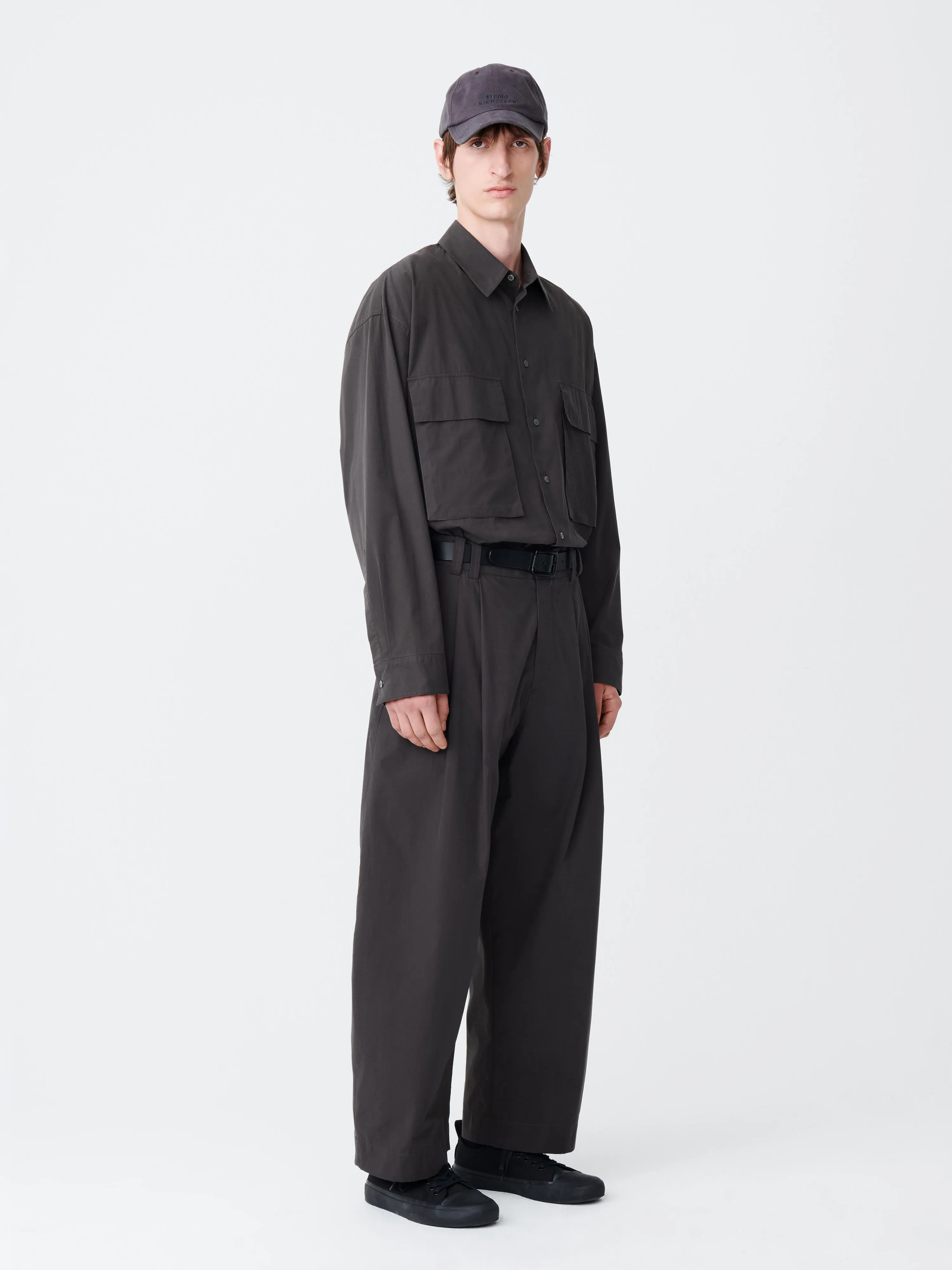 Yale Pant in Asphalt sold by Studio Nicholson product image thumbnail 2