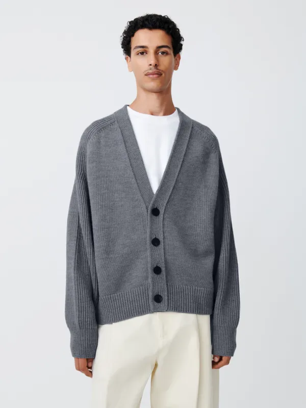 Michel Knit in Cadet Grey made by Studio Nicholson