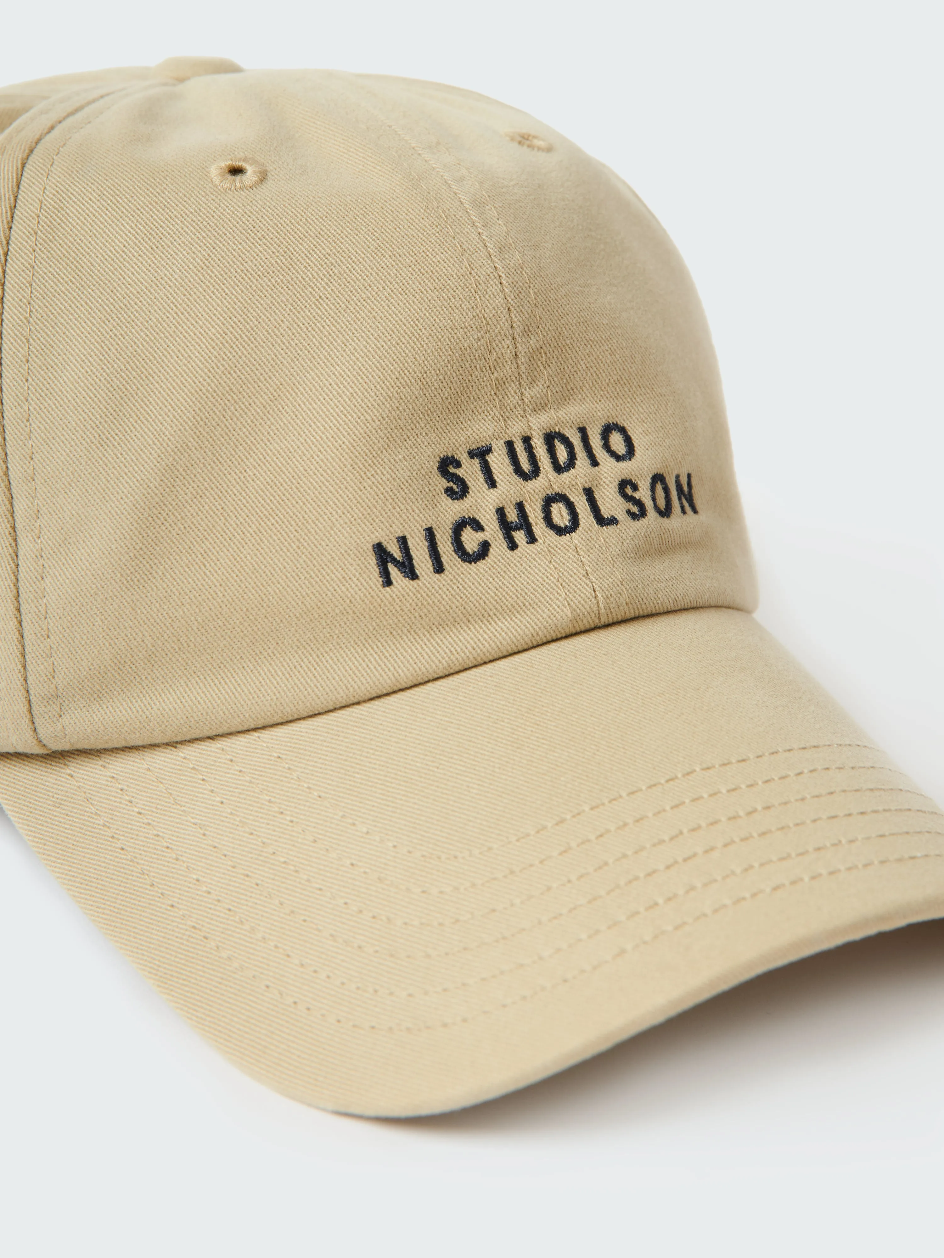 Logo Cap in Sand sold by Studio Nicholson product image thumbnail 2