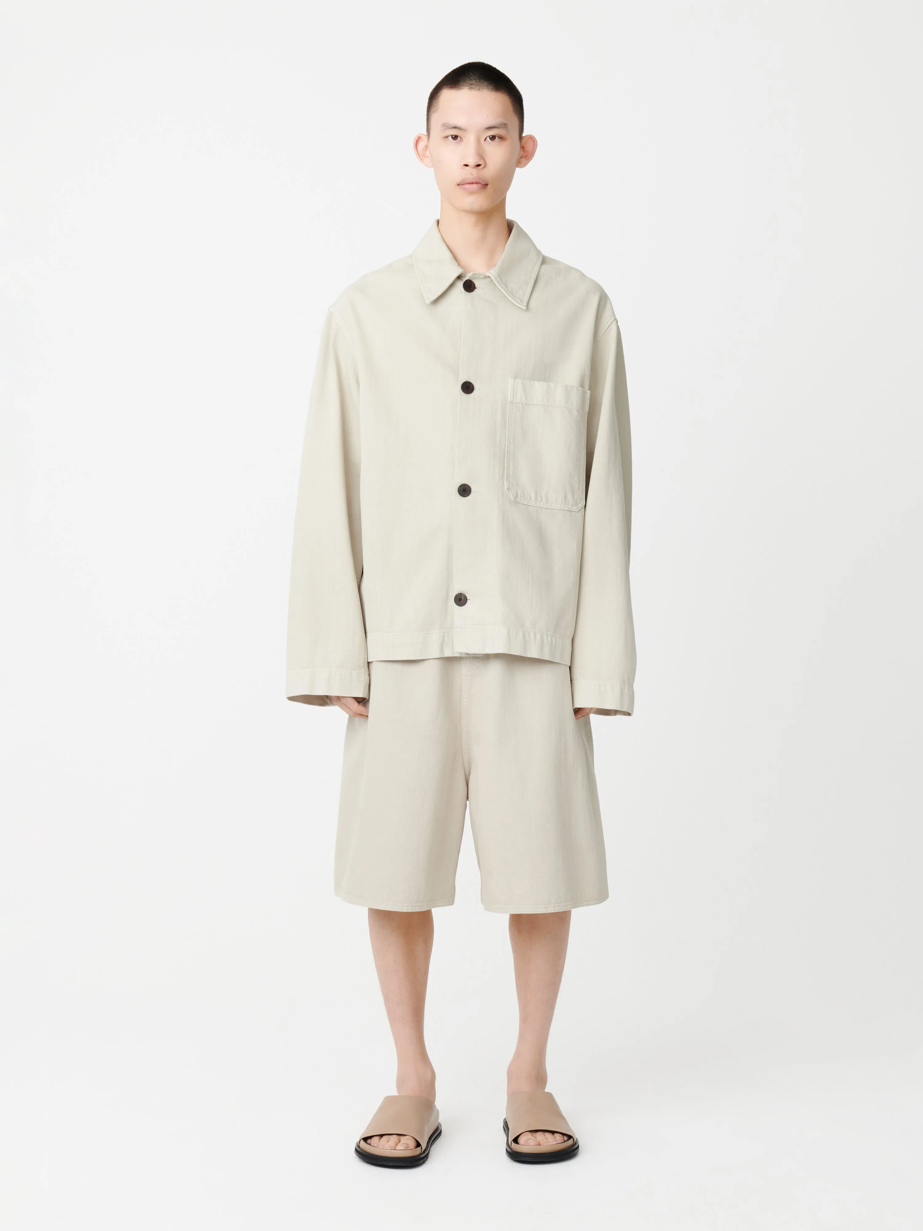 Ease Denim Jacket in Dove sold by Studio Nicholson product image thumbnail 2