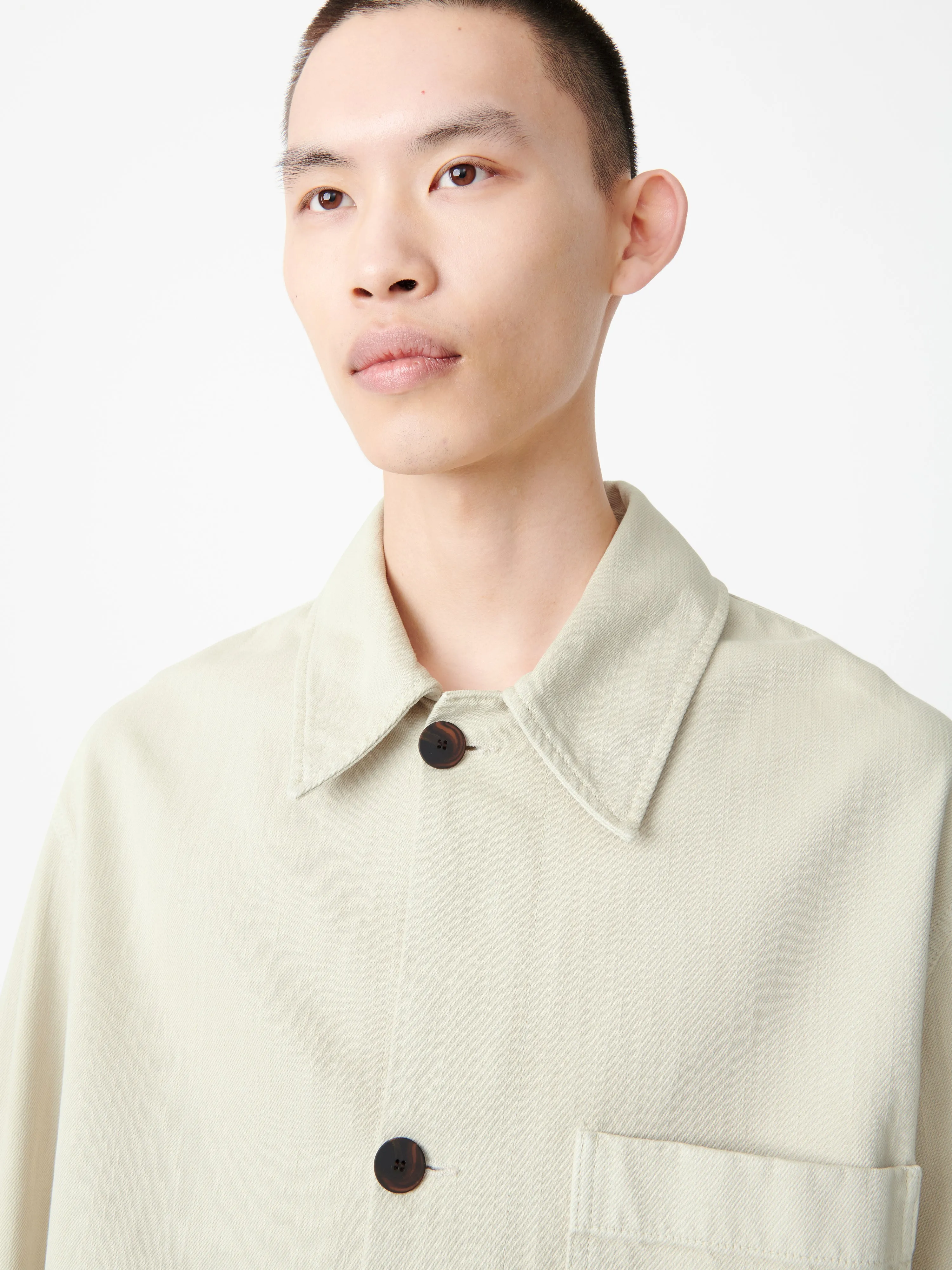 Ease Denim Jacket in Dove sold by Studio Nicholson product image thumbnail 4