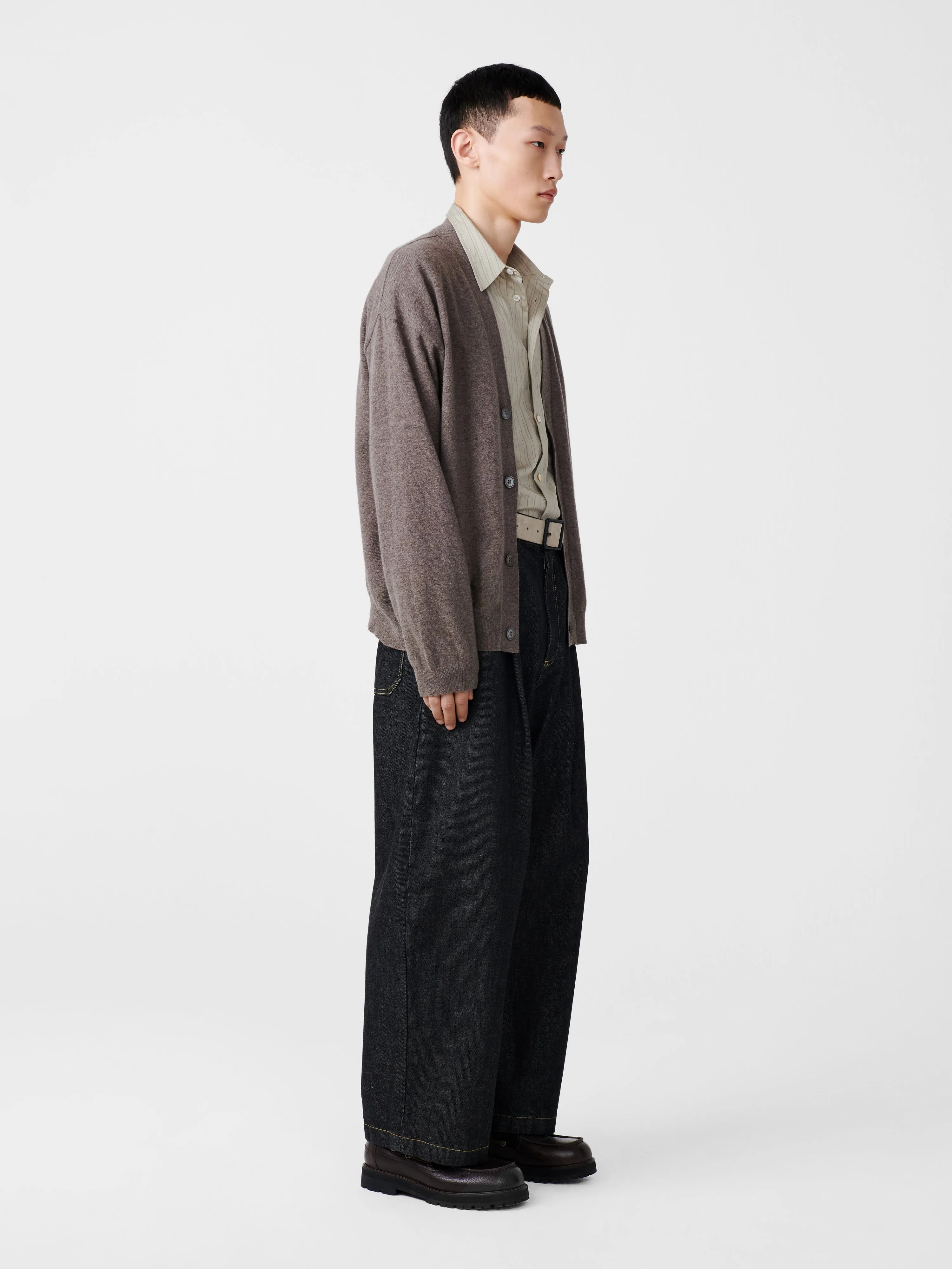 Parr Knit in Stone Melange sold by Studio Nicholson product image thumbnail 3