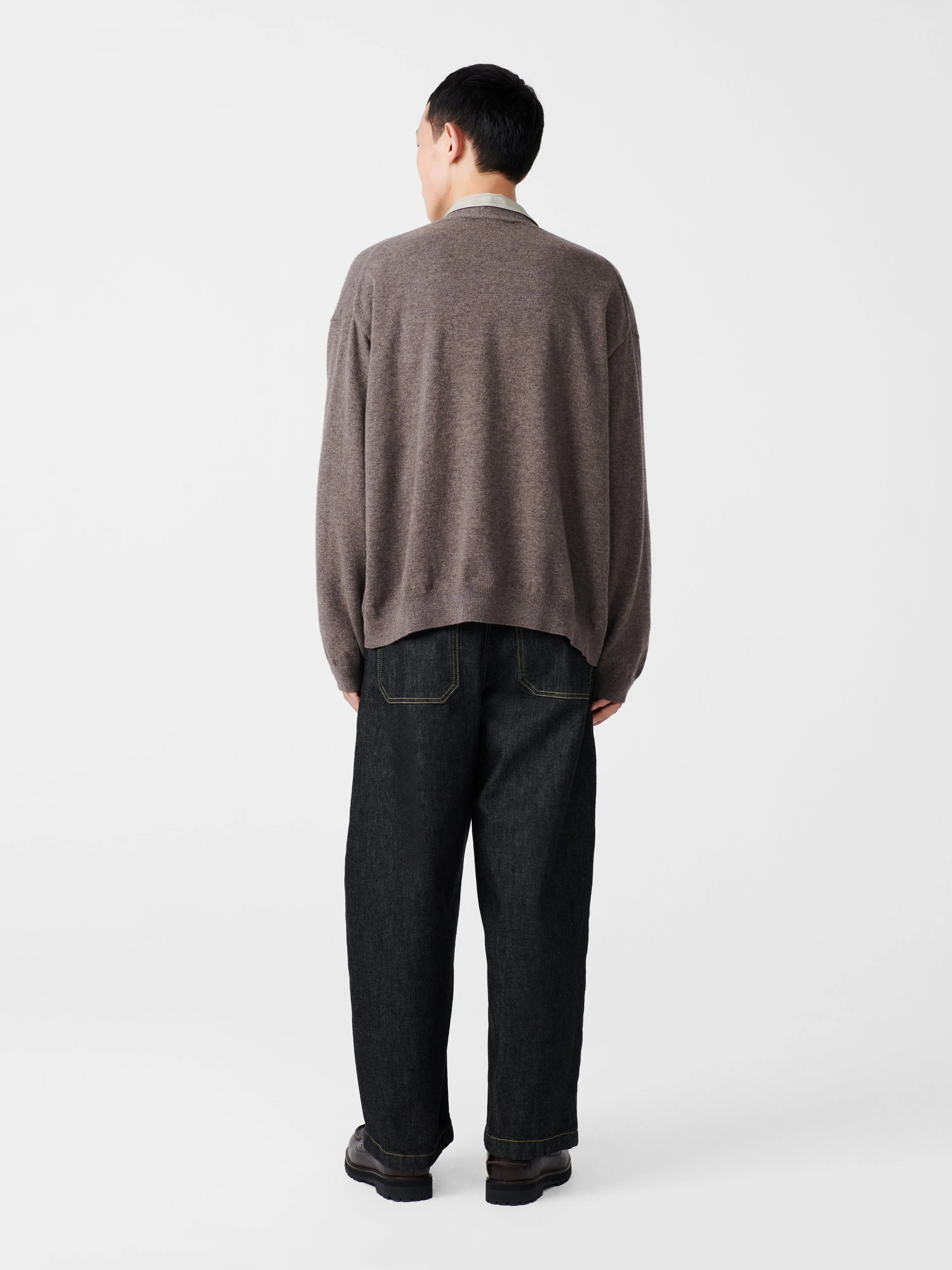 Parr Knit in Stone Melange sold by Studio Nicholson product image thumbnail 4