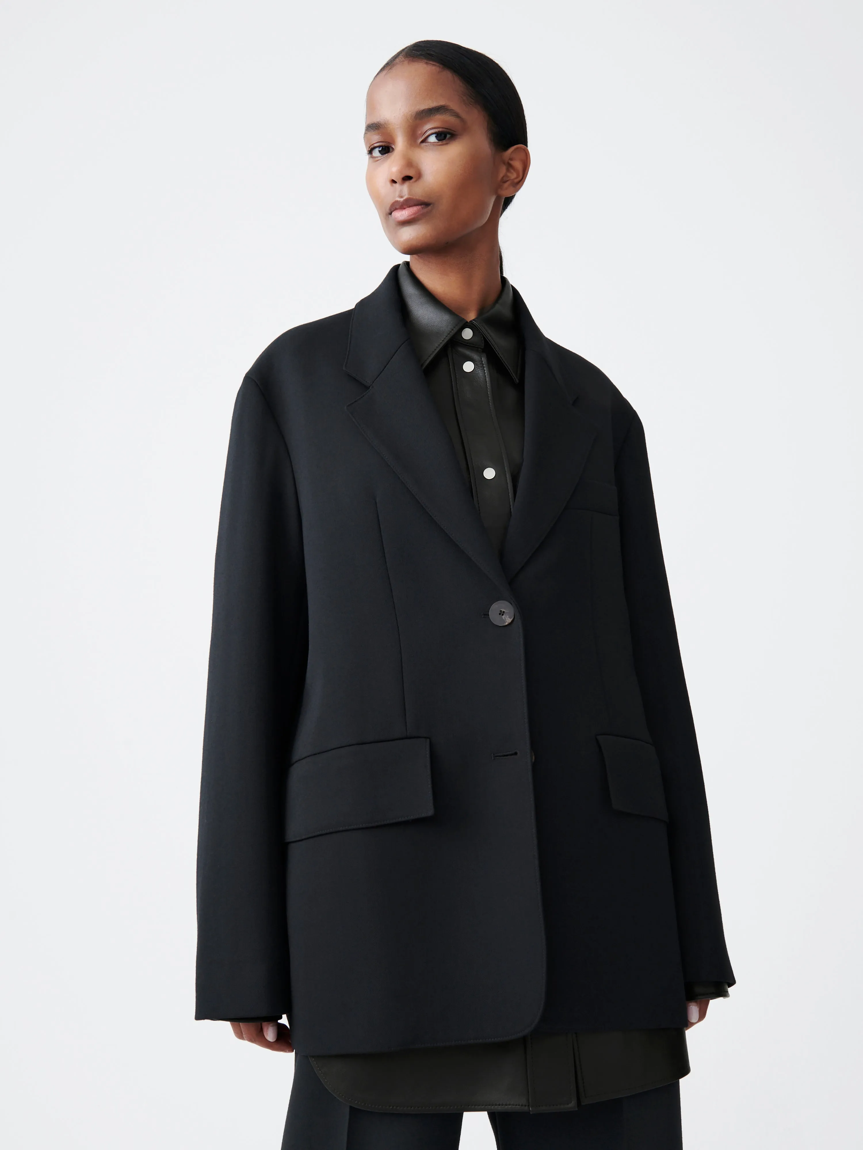 Phelps Jacket in Darkest Navy sold by Studio Nicholson