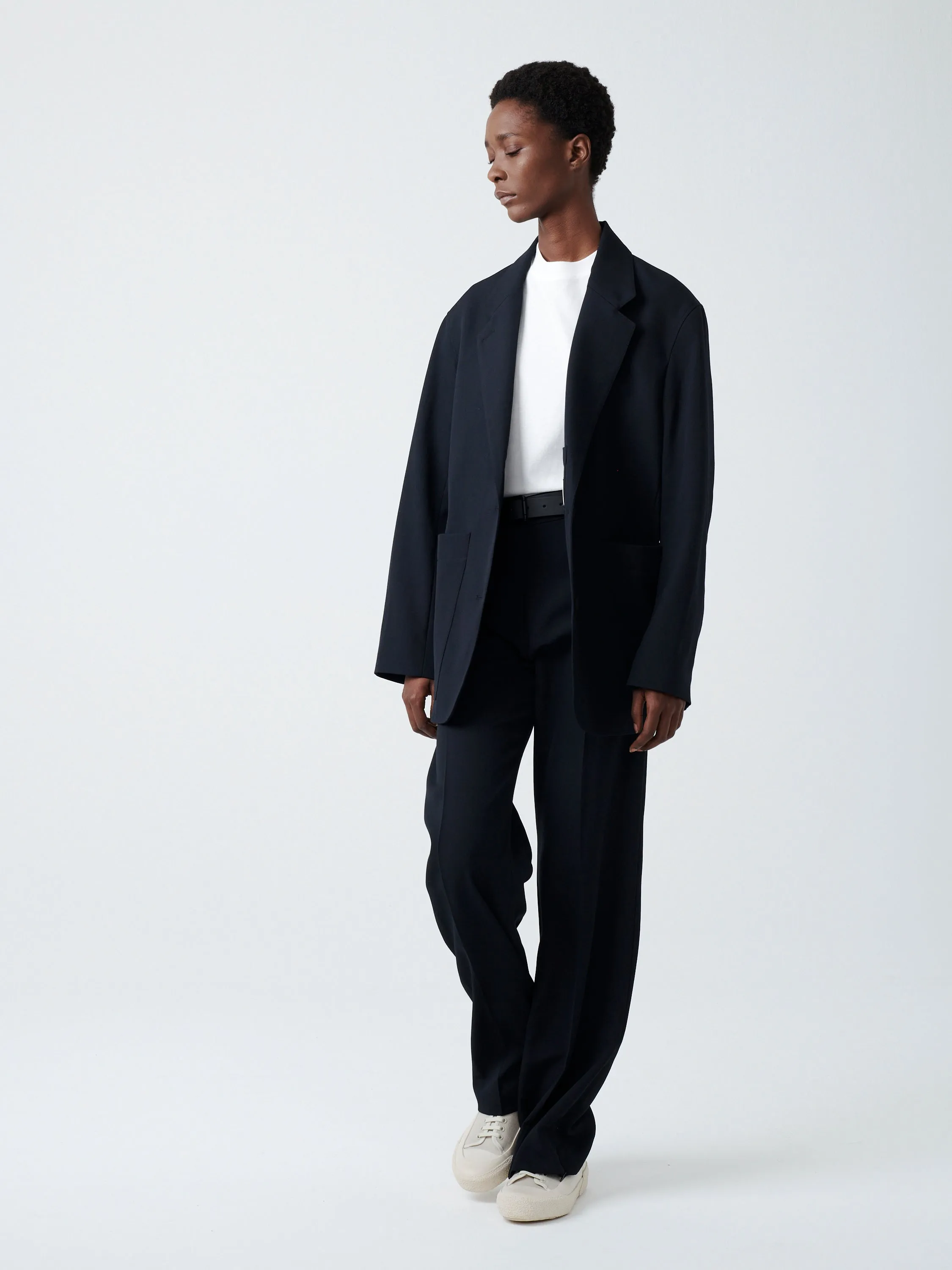 Conde Jacket in Darkest Navy sold by Studio Nicholson product image thumbnail 5