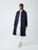 Marque Coat in Dark Navy sold by Studio Nicholson