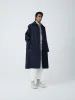Marque Coat in Dark Navy sold by Studio Nicholson