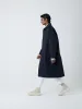 Marque Coat in Dark Navy sold by Studio Nicholson