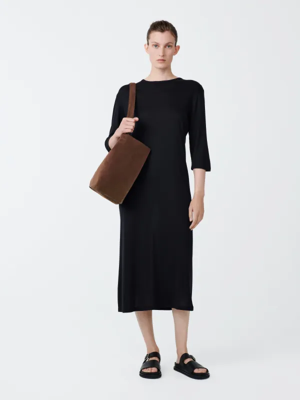 Banner Jersey Dress in Darkest Navy sold by Studio Nicholson