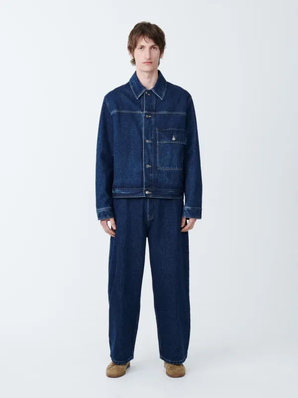 Paolo Denim Pant in Indigo Wash sold by Studio Nicholson