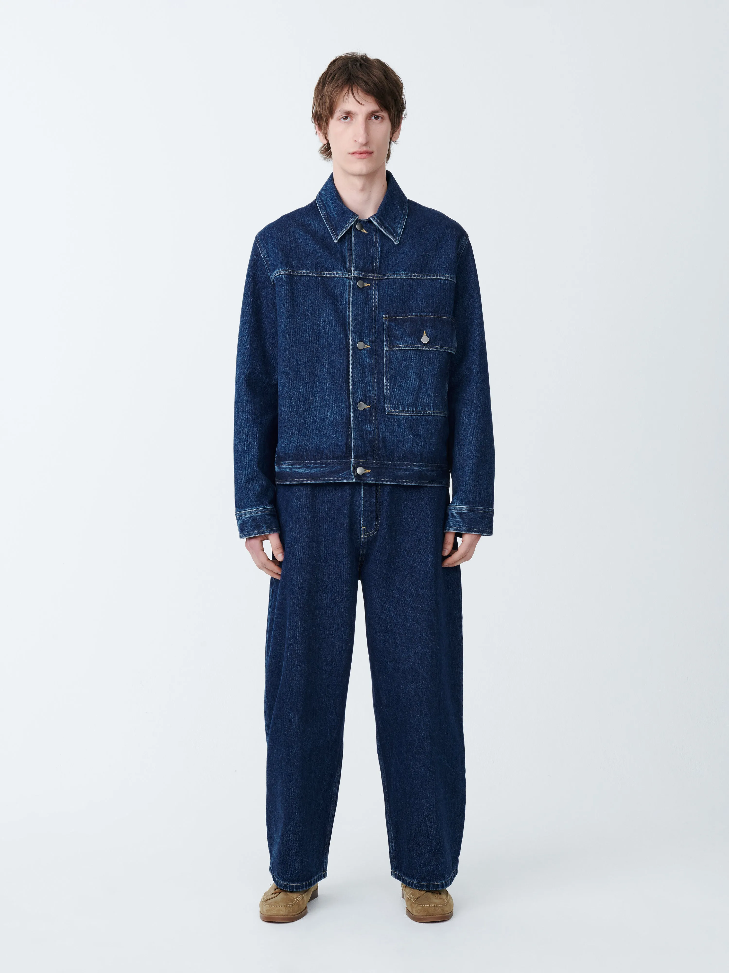 Paolo Denim Pant in Indigo Wash sold by Studio Nicholson