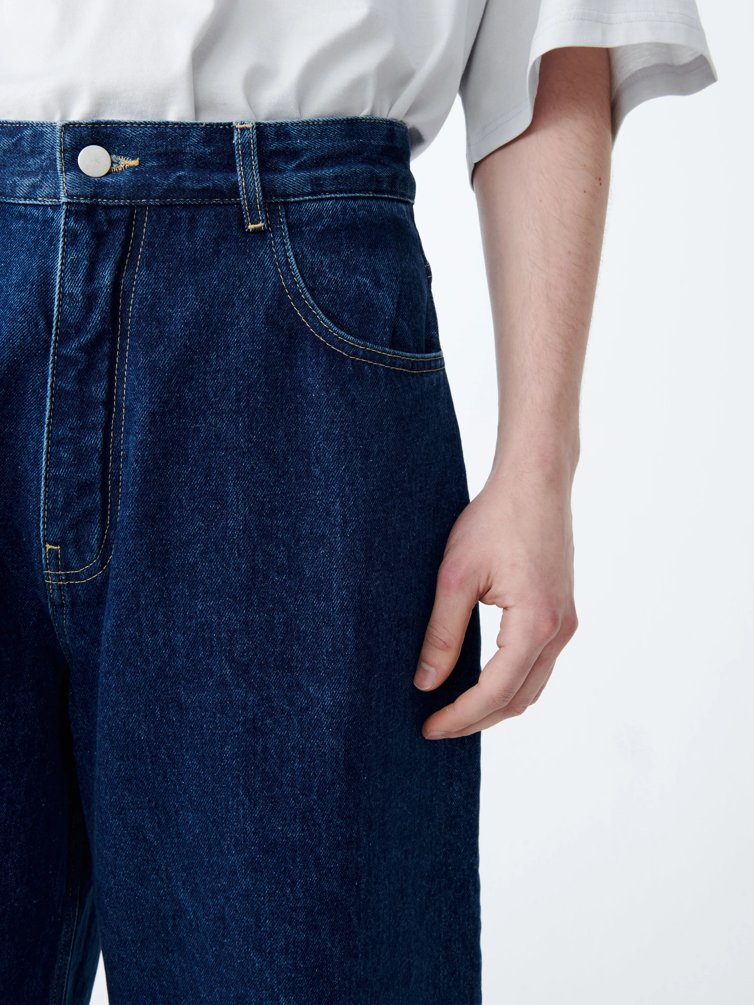 Paolo Denim Pant in Indigo Wash sold by Studio Nicholson product image thumbnail 5