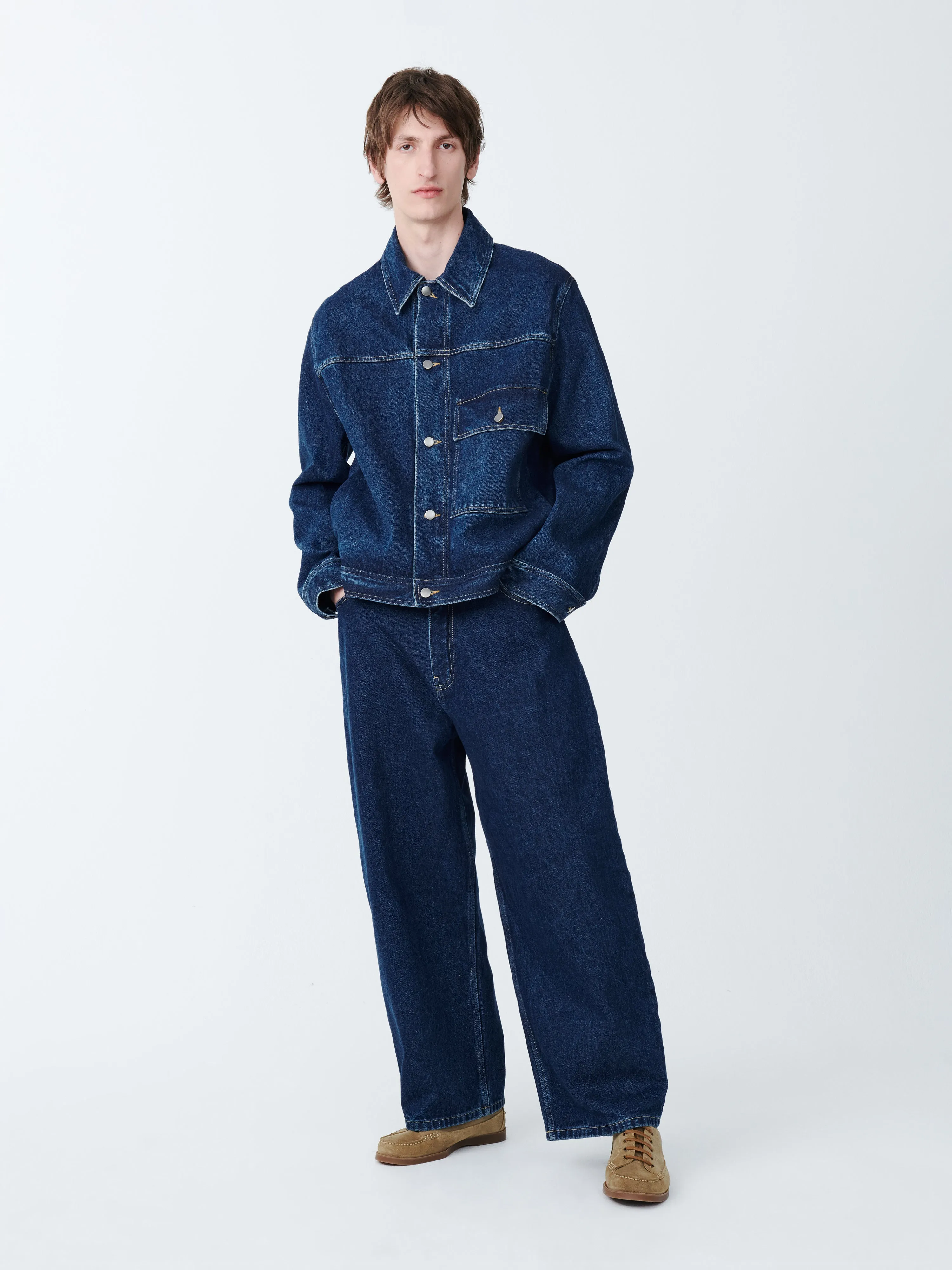 Paolo Denim Pant in Indigo Wash sold by Studio Nicholson product image thumbnail 2