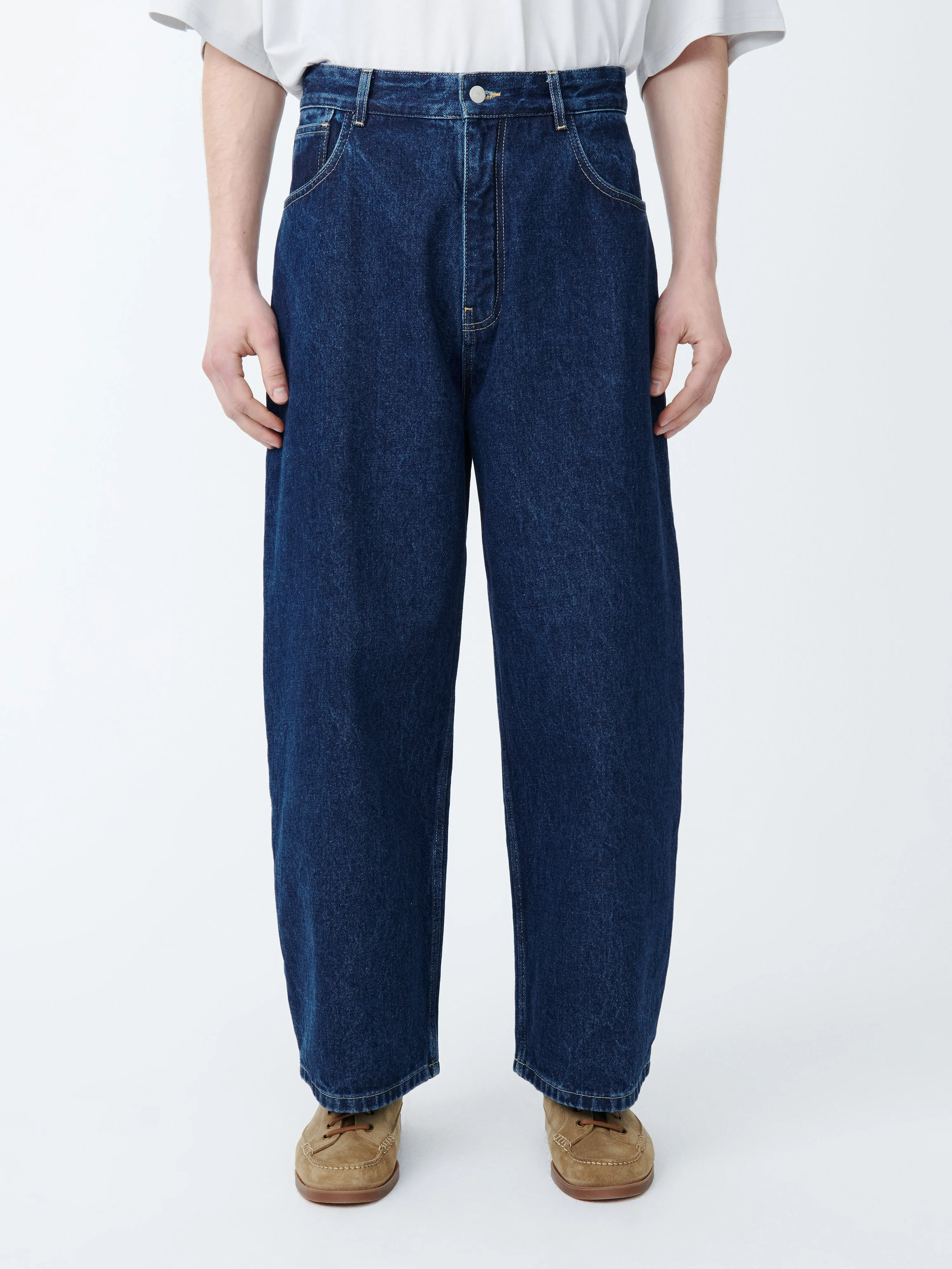 Paolo Denim Pant in Indigo Wash sold by Studio Nicholson product image thumbnail 4