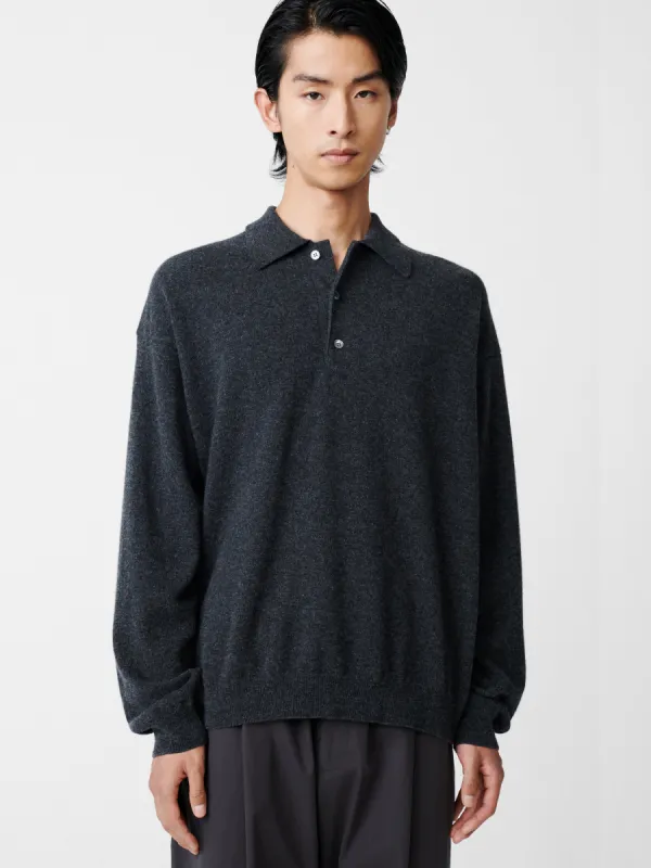 Noe Knit in Charcoal Marl sold by Studio Nicholson