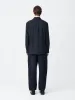 Ezra Pant in Darkest Navy sold by Studio Nicholson