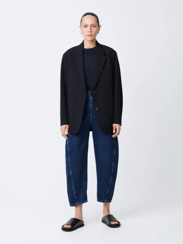 Conde Dry Cotton Jacket in Black sold by Studio Nicholson