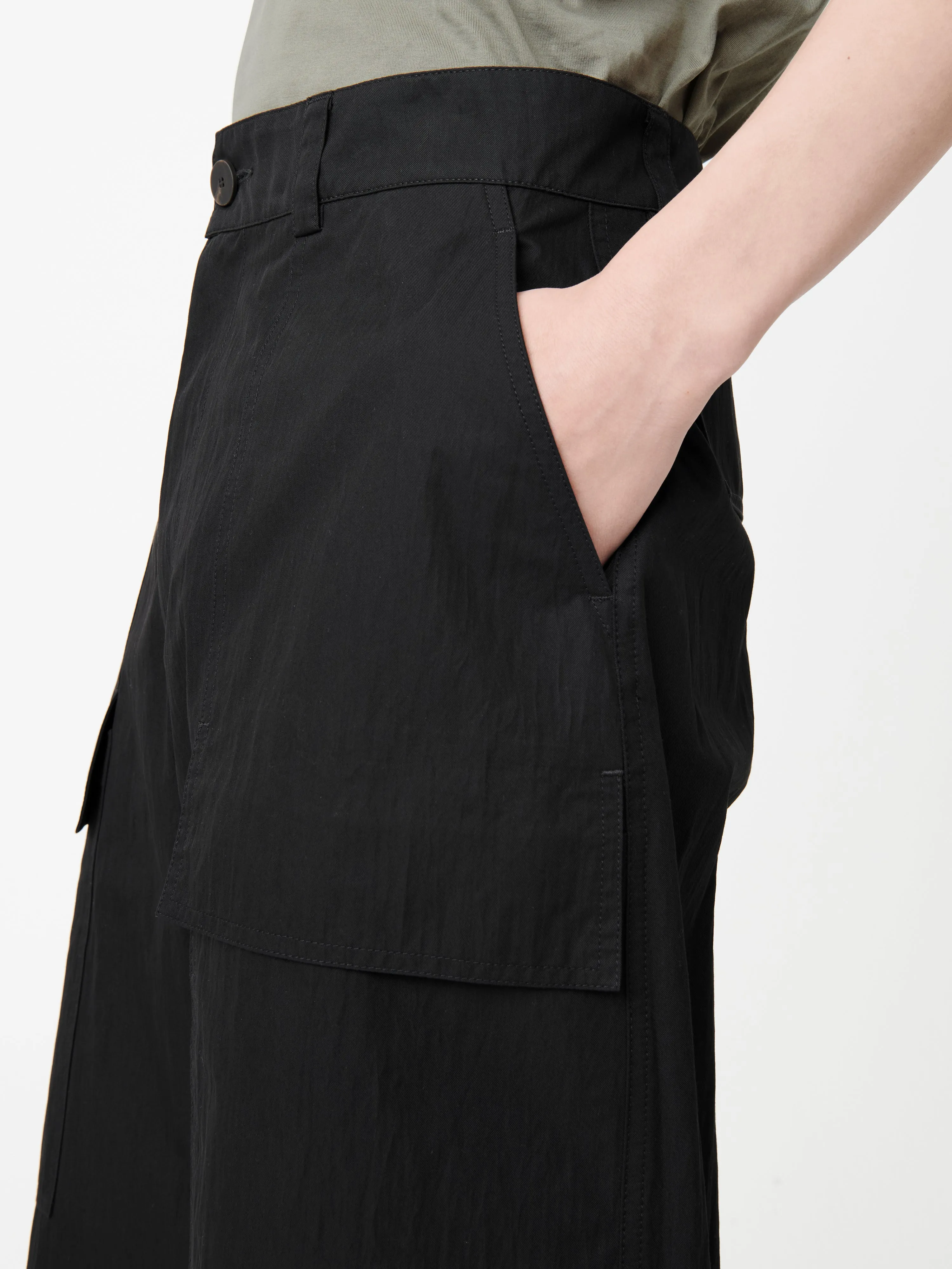 Howse Pant in Black sold by Studio Nicholson product image thumbnail 5