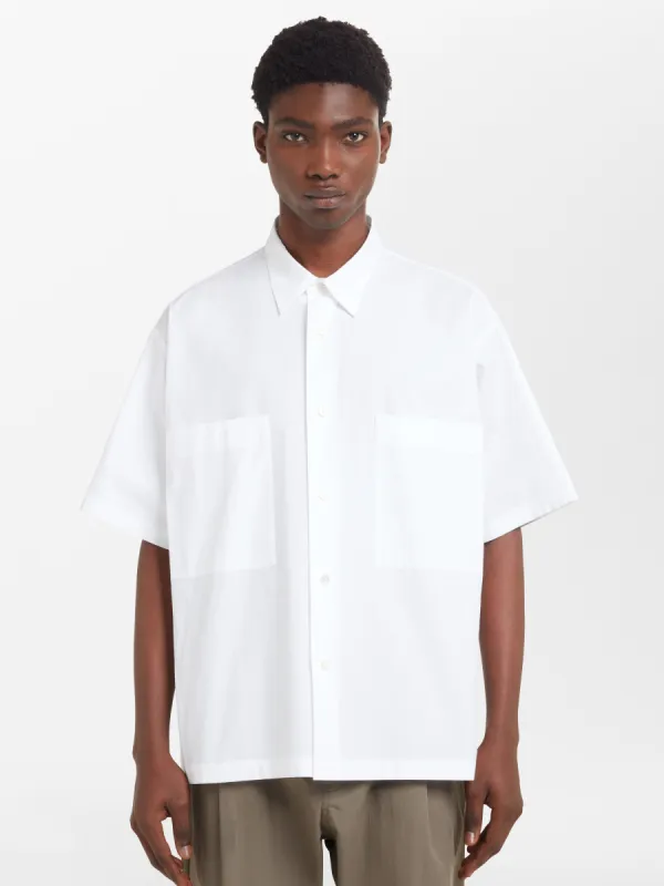 Eurus Shirt in Optic White made by Studio Nicholson
