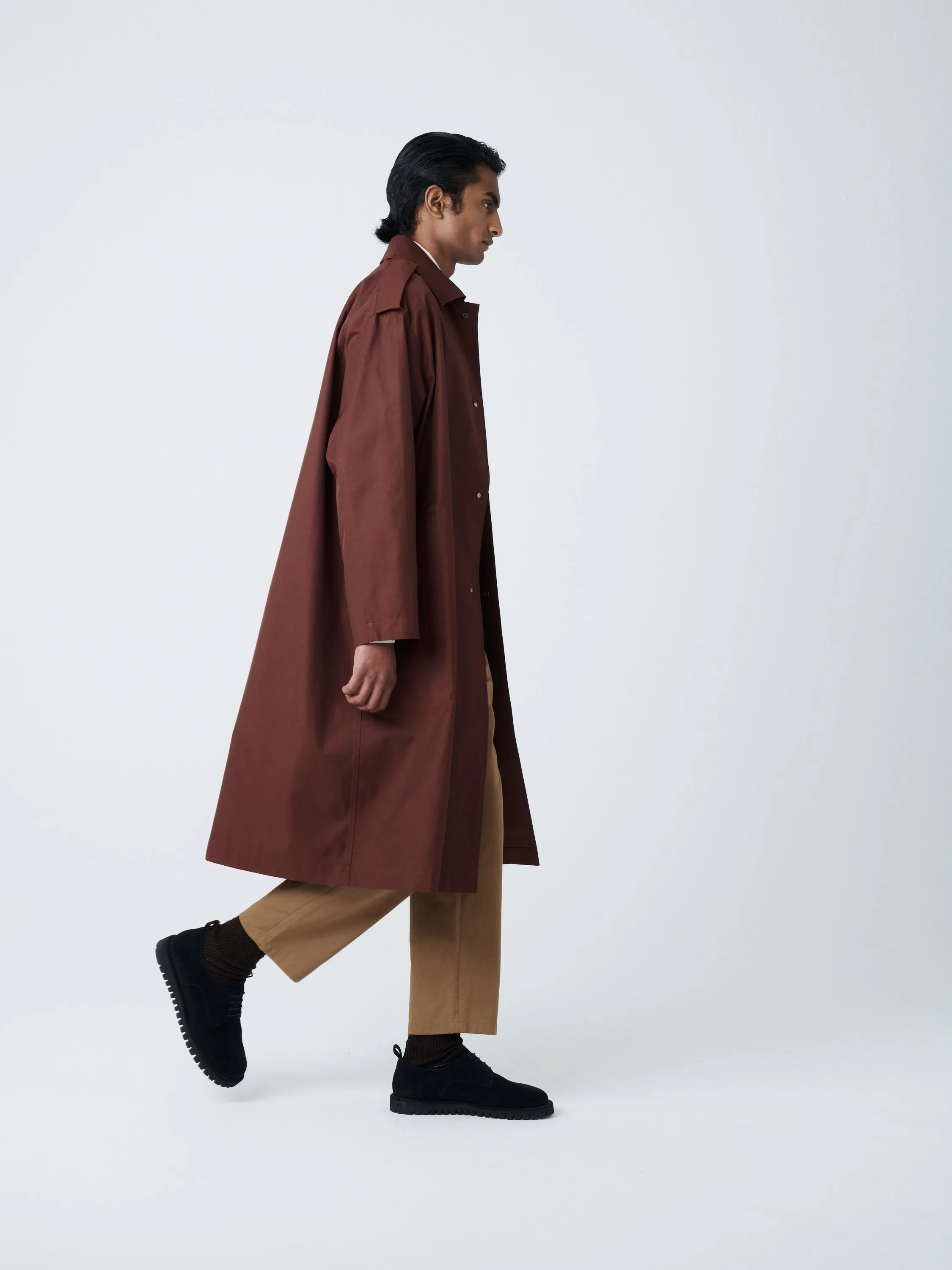 Marque Coat in Chestnut sold by Studio Nicholson product image thumbnail 4