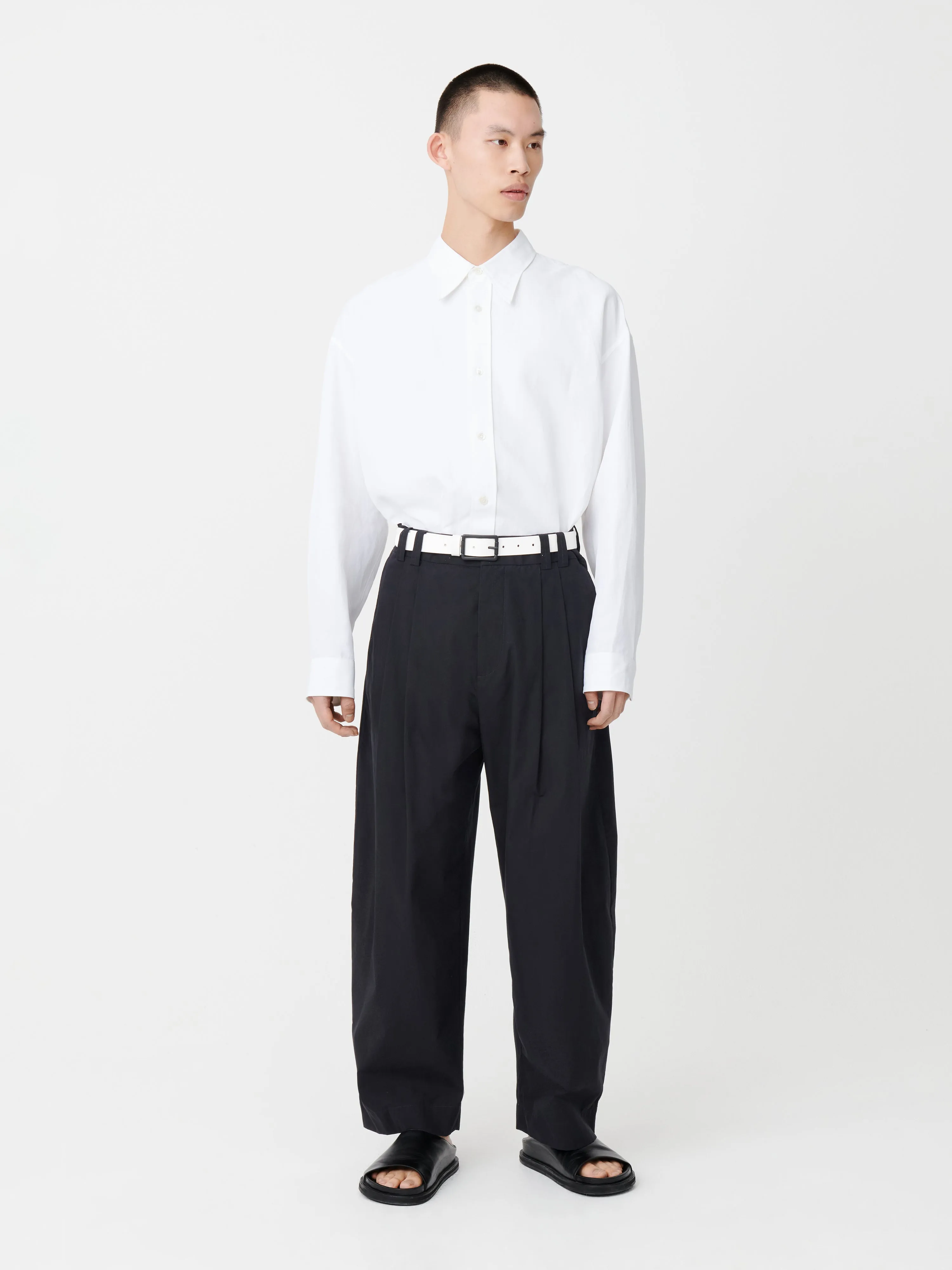 Yale Pant in Darkest Navy sold by Studio Nicholson product image thumbnail 2