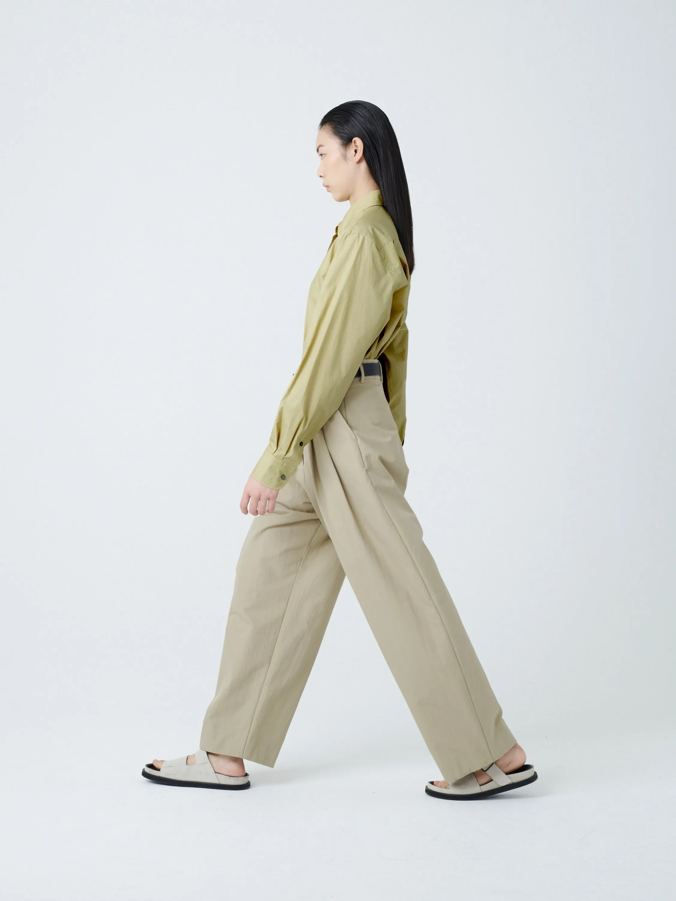 Bissett Shirt in Corn sold by Studio Nicholson product image thumbnail 4